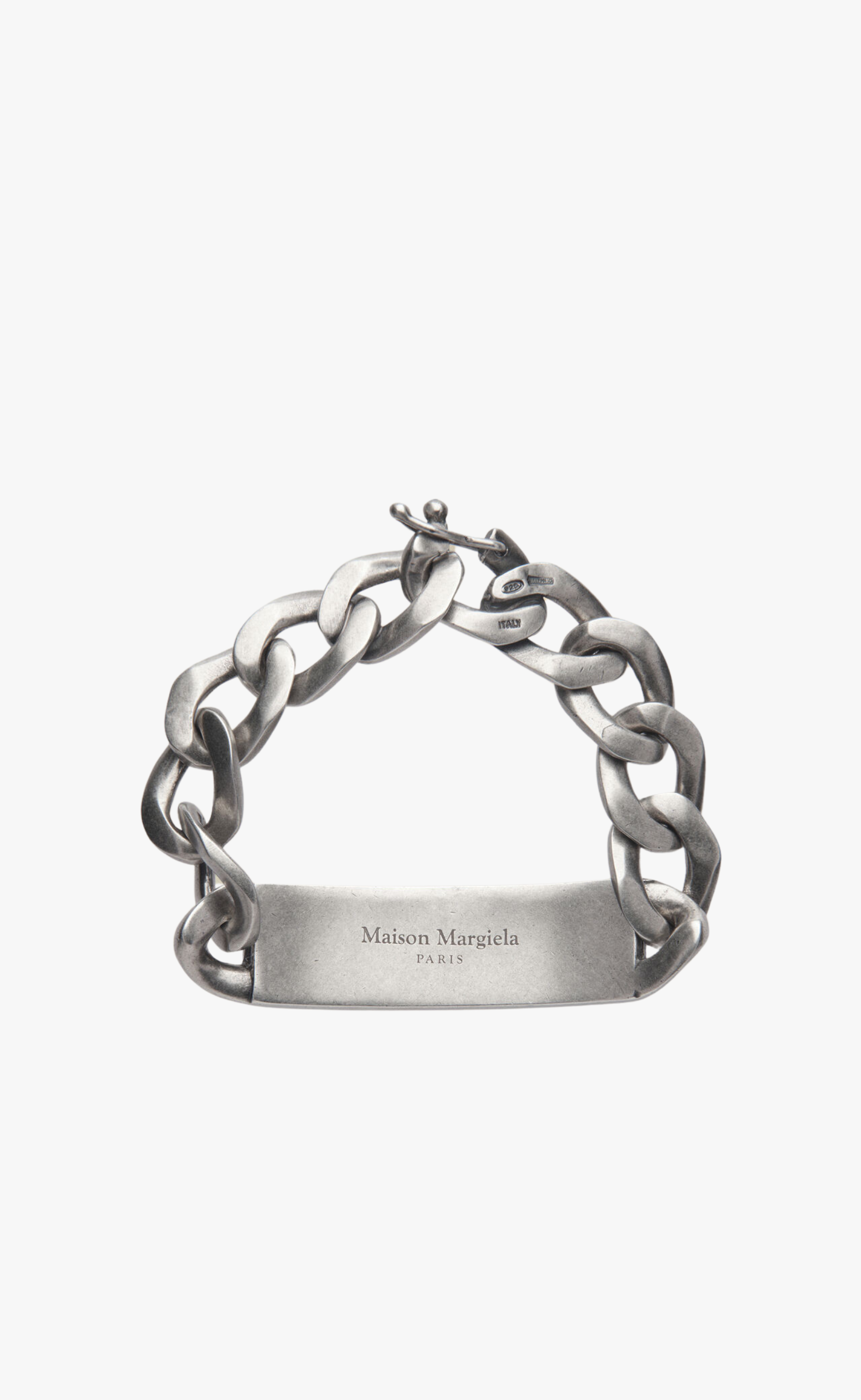 GOURMETTE REFERENCE SILVER BRACELET