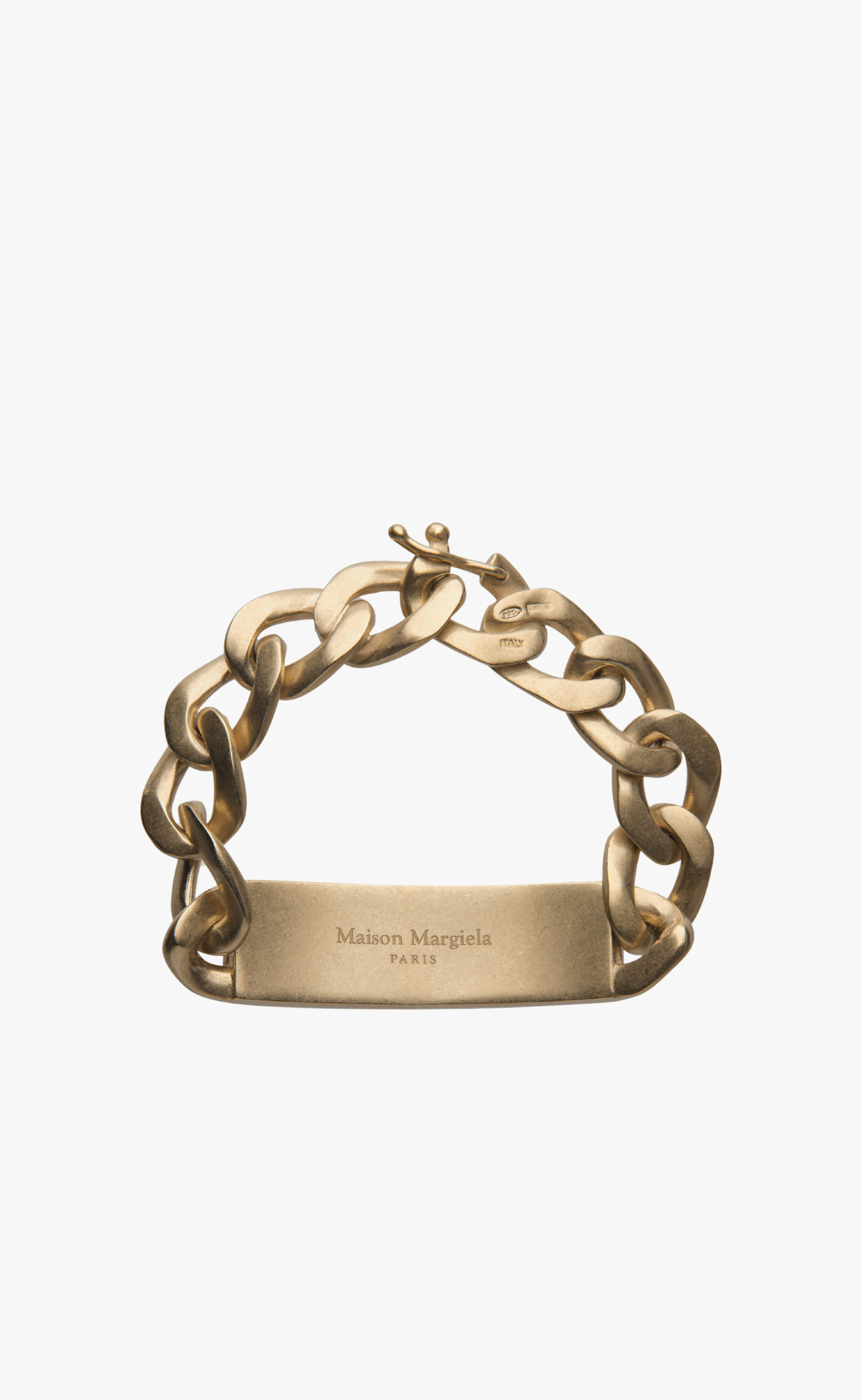 GOURMETTE REFERENCE YELLOW GOLD BRACELET
