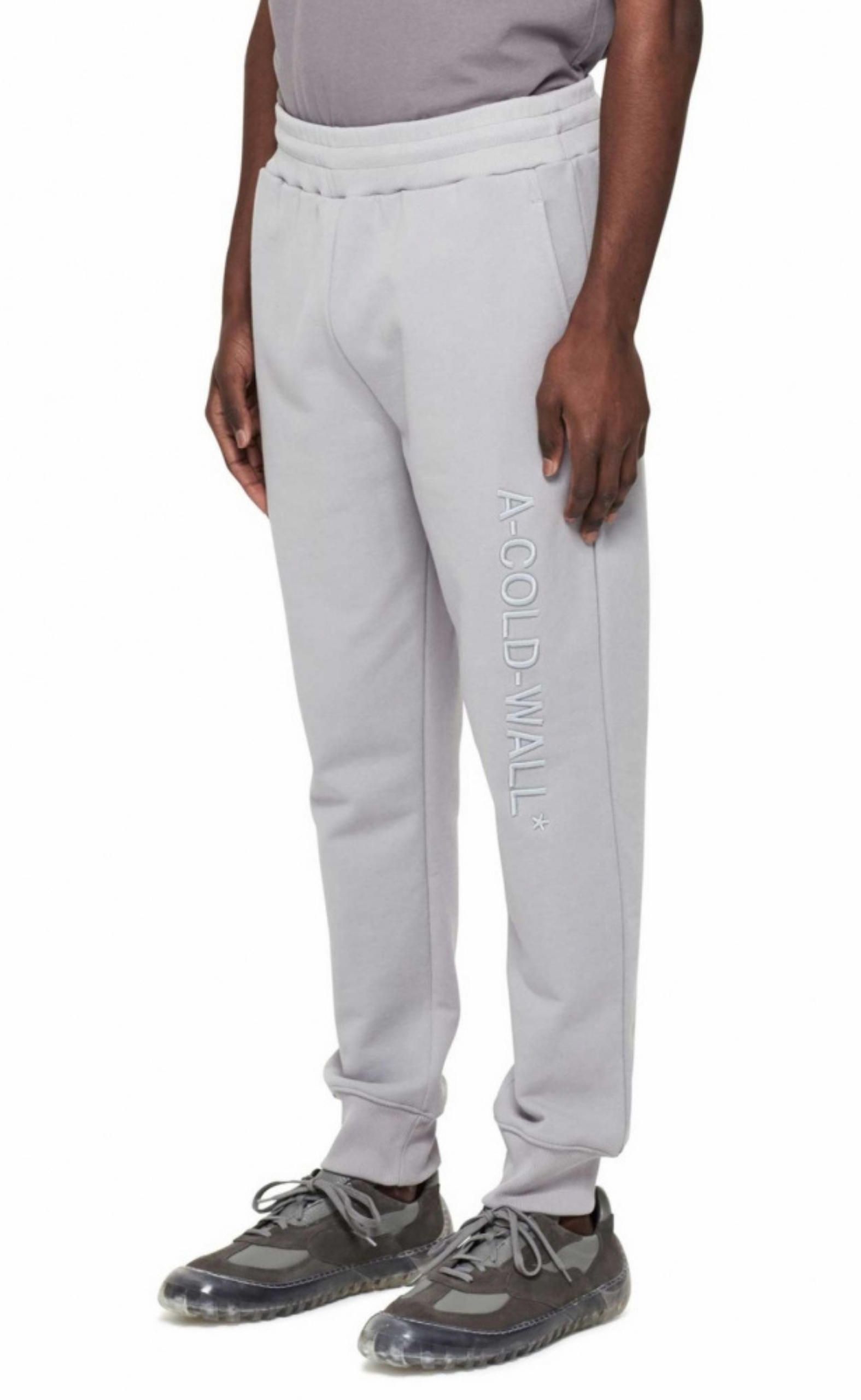 EMBROIDERY LOGO SLATE GREY SWEATPANT