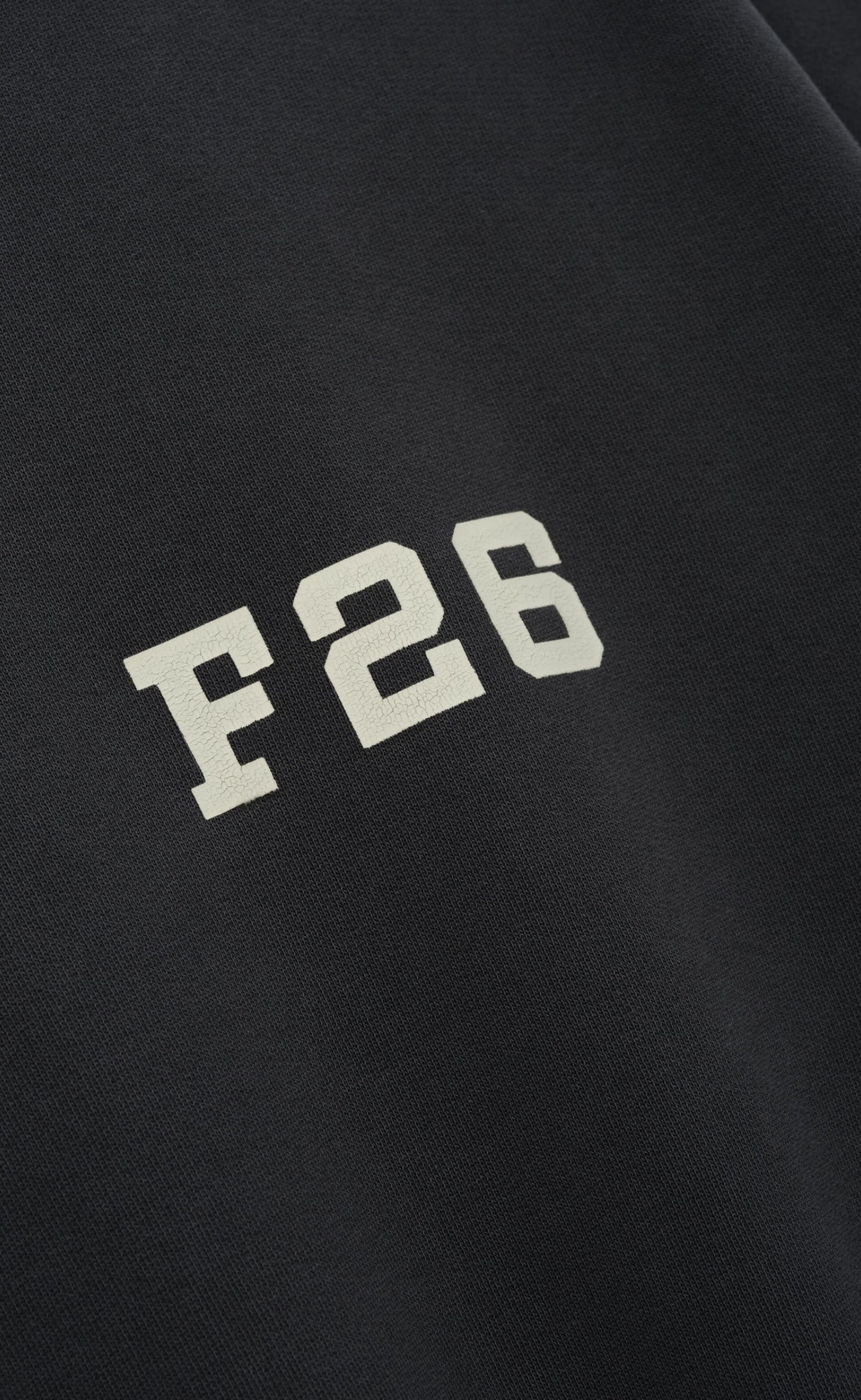 3/4 SLEEVE WASHED IRON GREY T-SHIRT