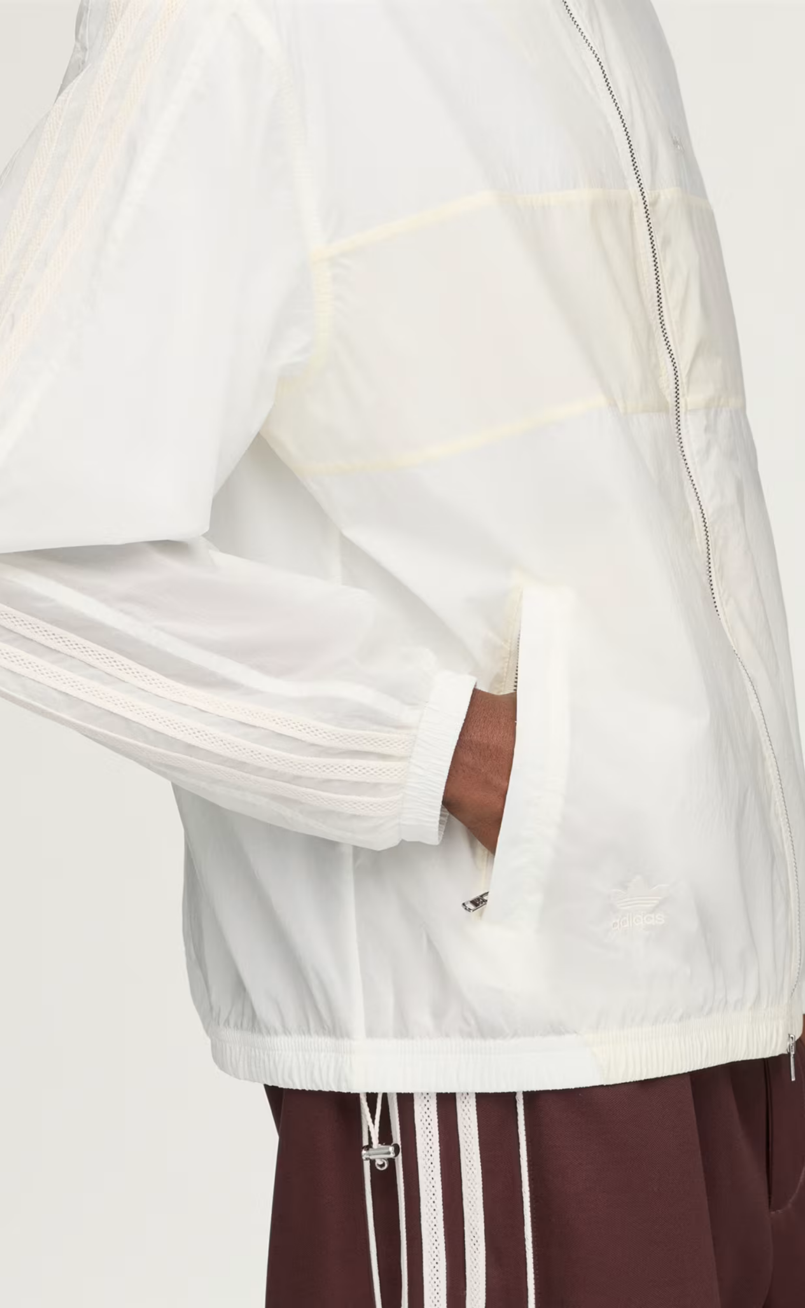 WB CHALK WHITE TRACK JACKET