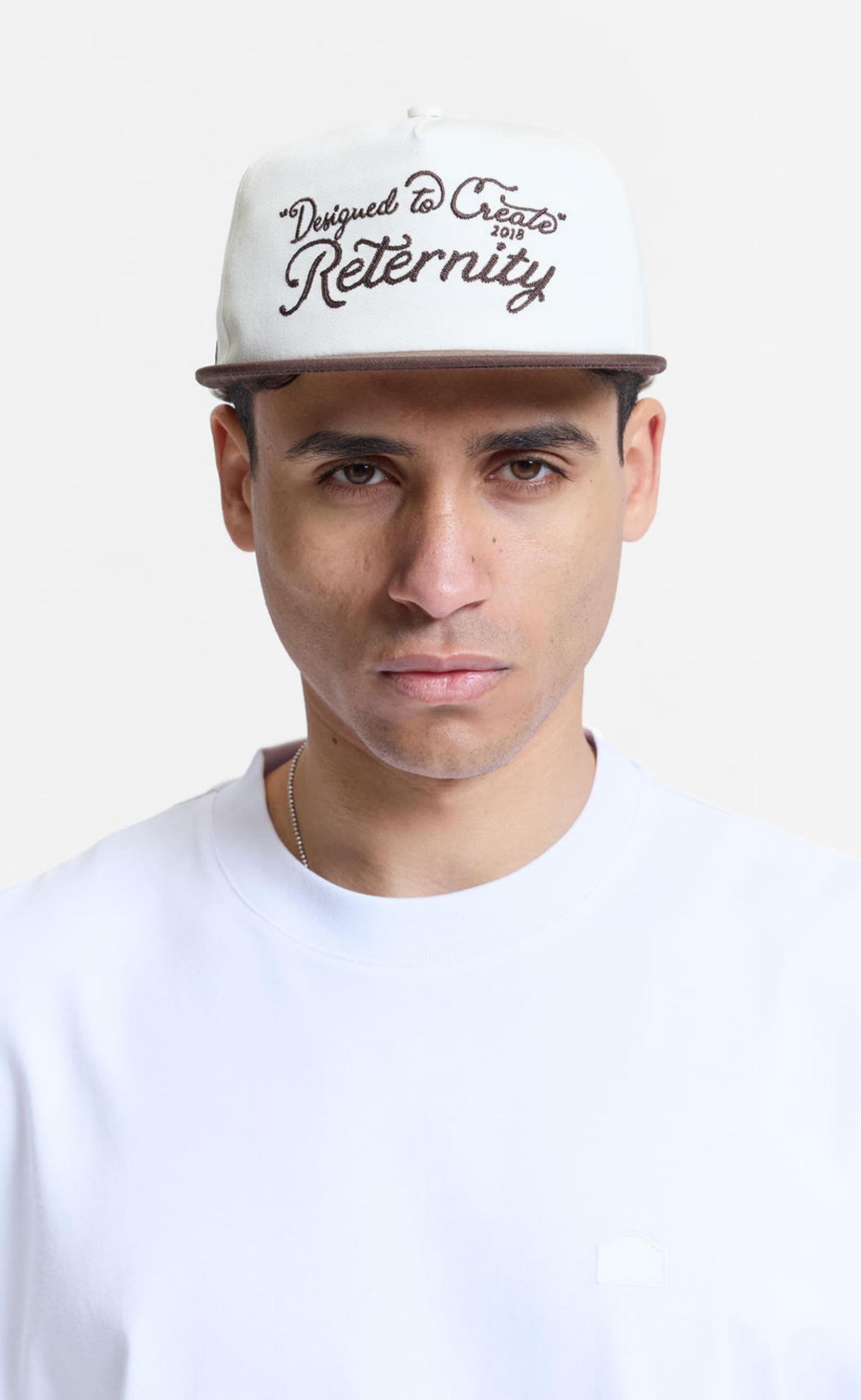 RETERNITY UNSTRUCKTED BROWN CREAM HAT