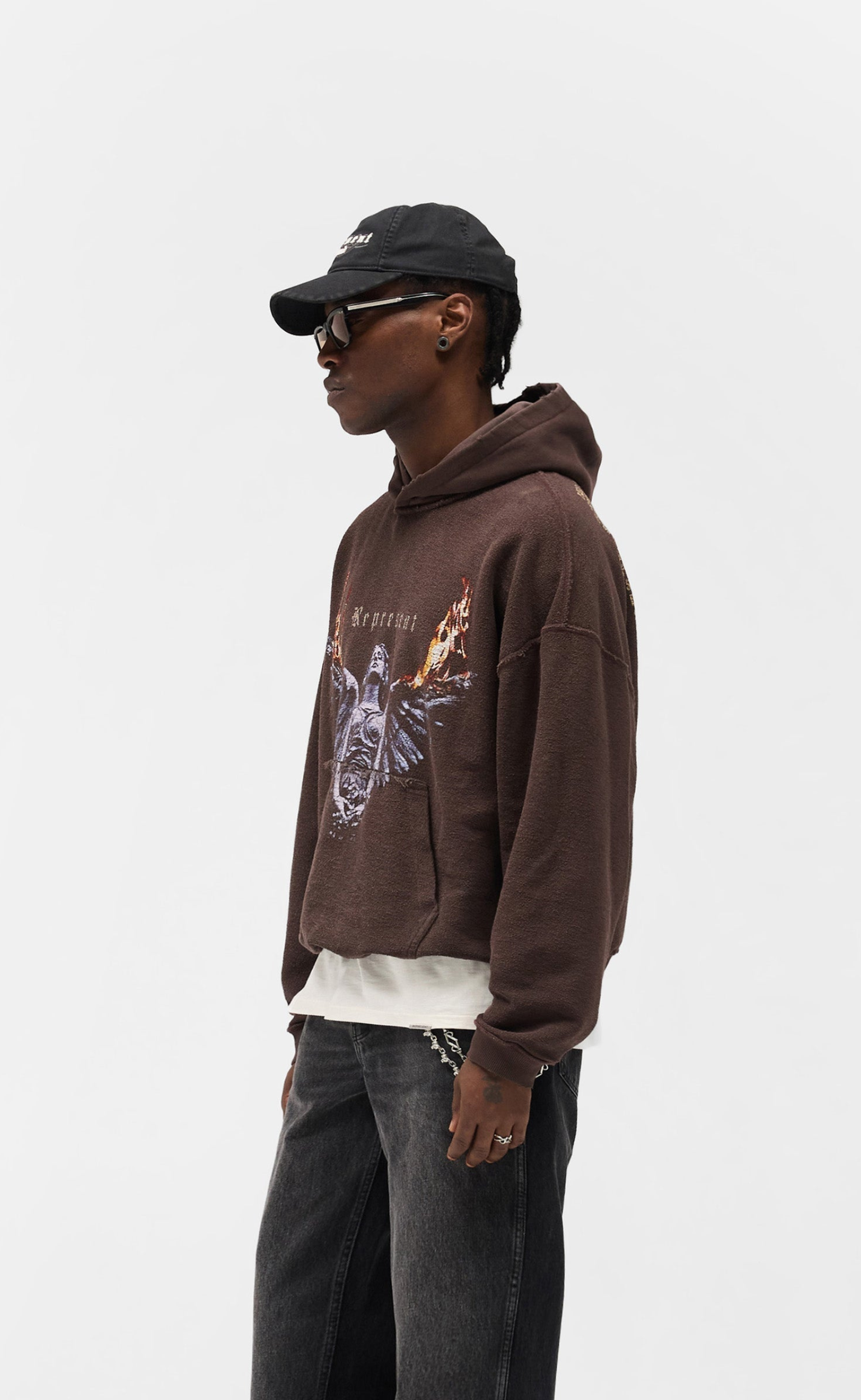 REPRESENT LIVING LEGACY TOUR NERO HOODIE