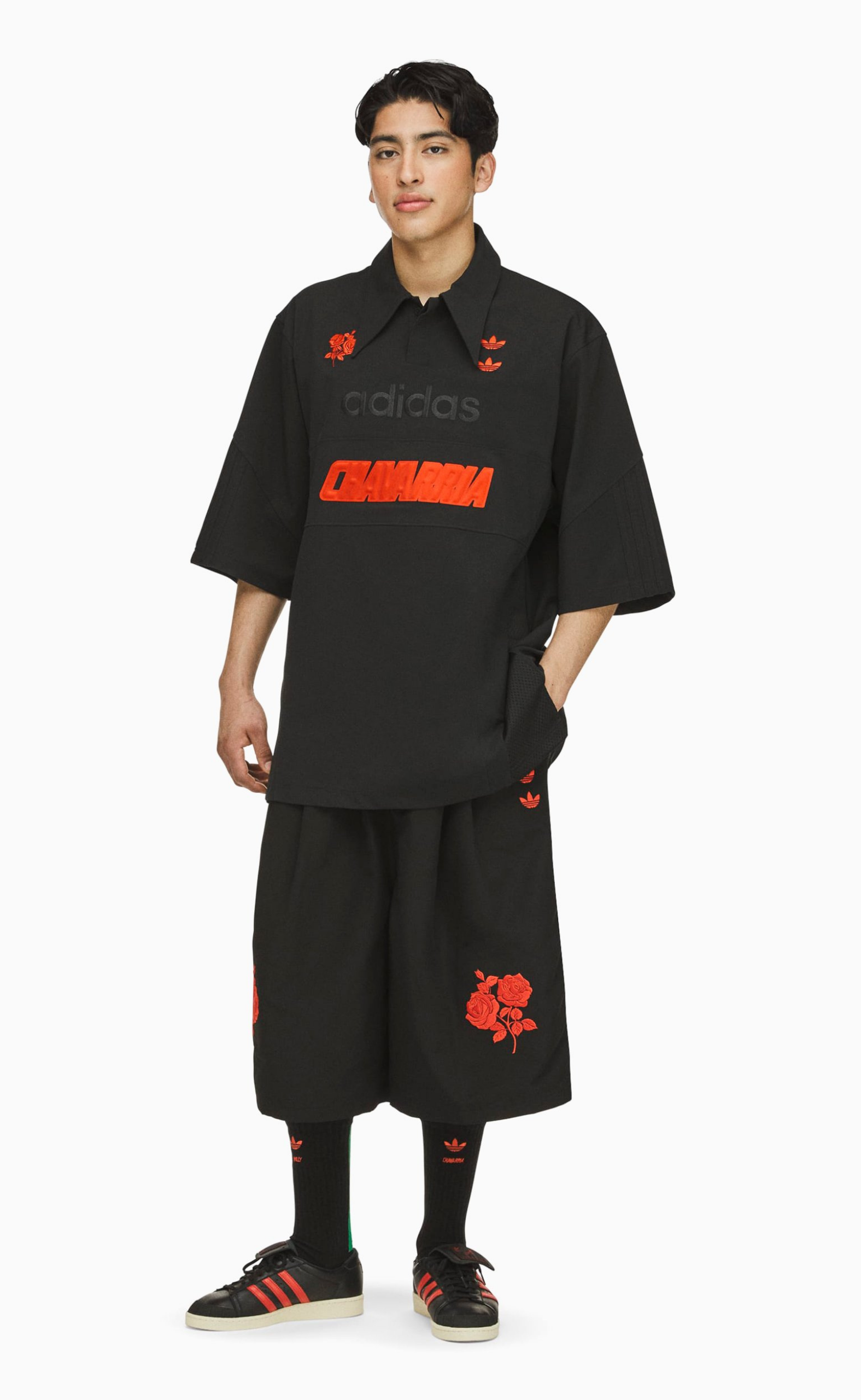 CHAVARRIA POLO BLACK T-SHIRT