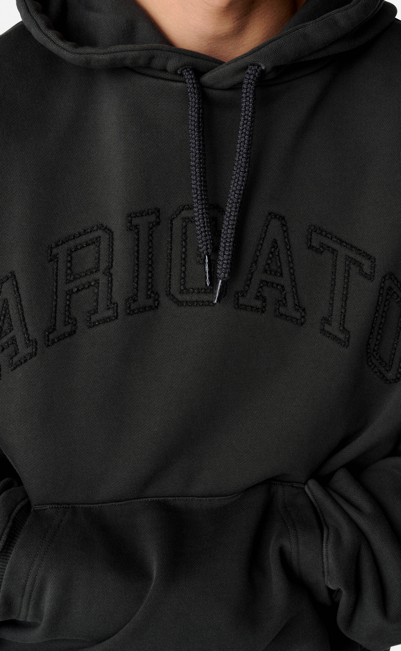 MOTTO DARK GREY HOODIE