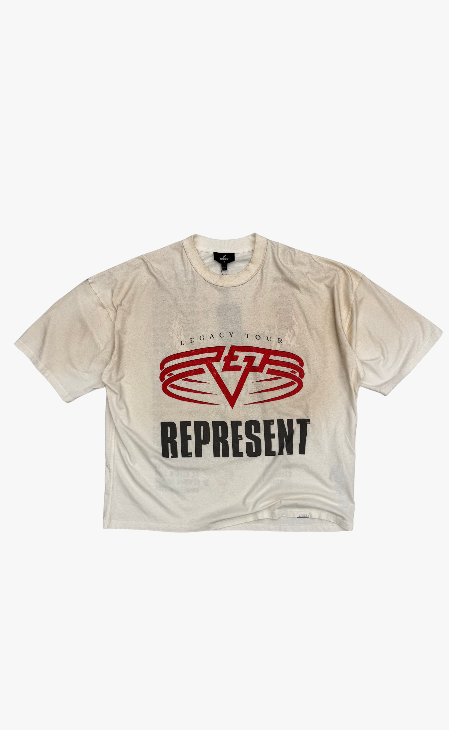 REVERSIBLE LIVING LEGACY FALCON WASHED ECRU T-SHIRT