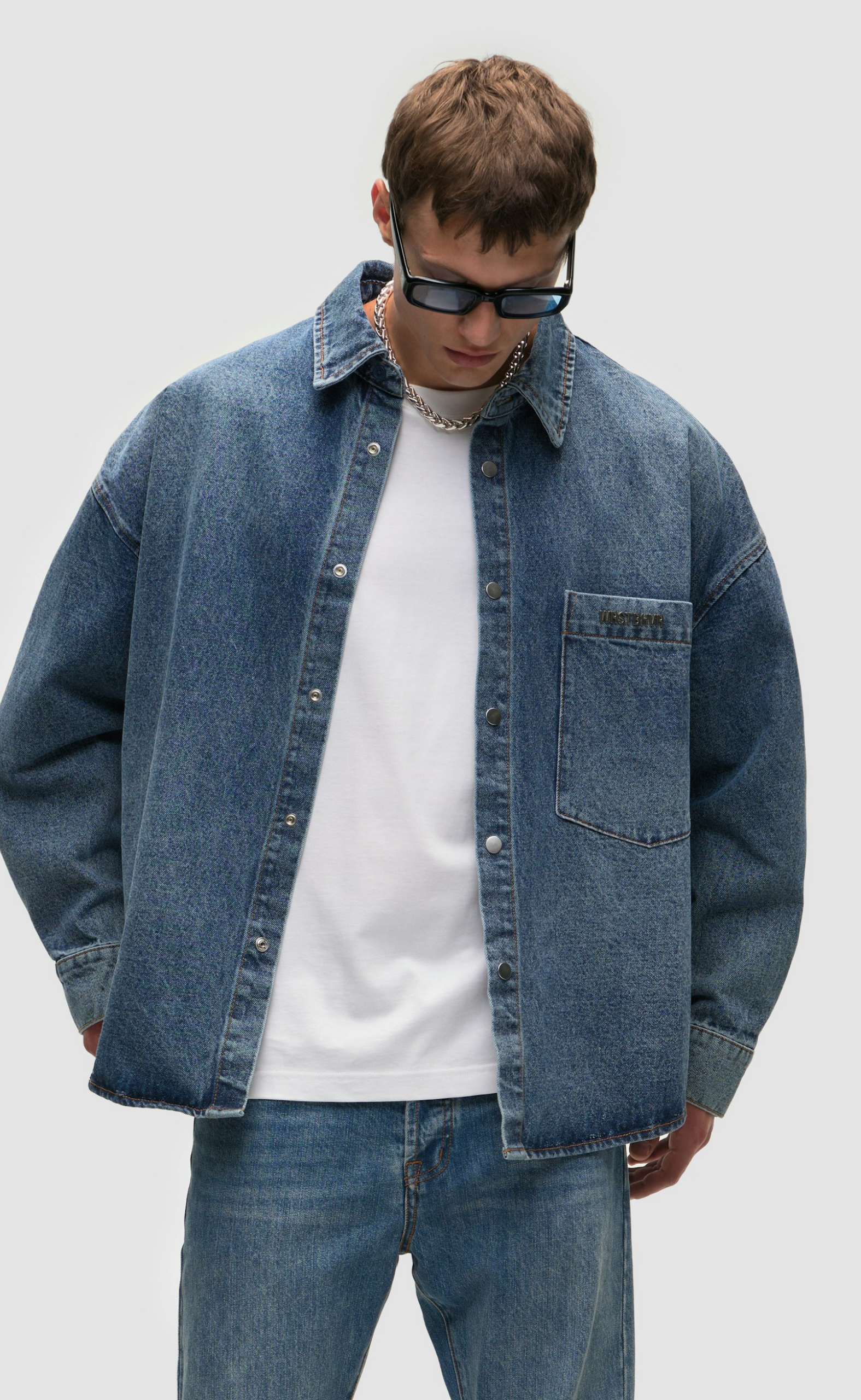 LARGO DENIM CLASSIC BLUE SHIRT