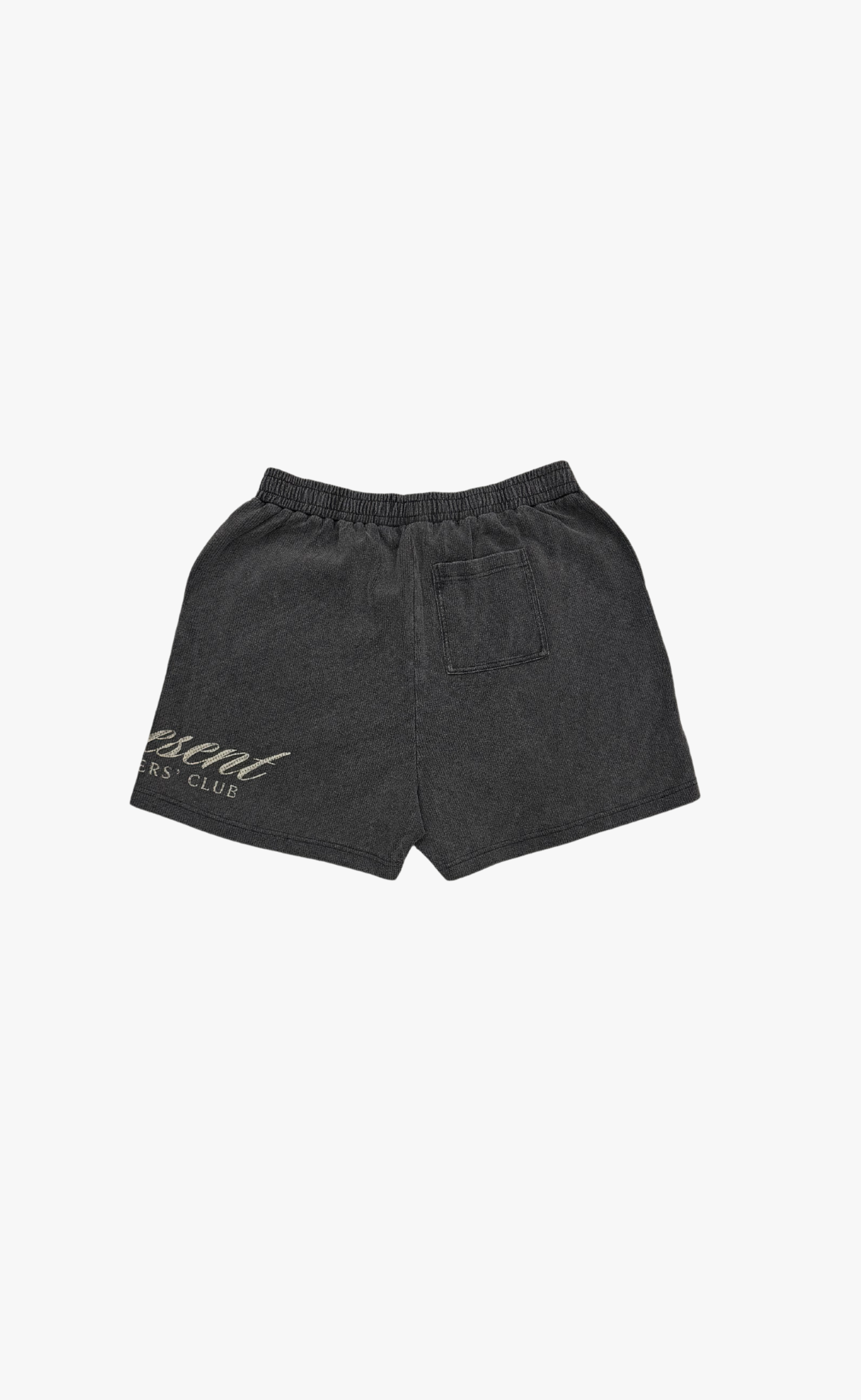 OWNERS CLUB SCRIPT MESH VINTAGE GREY SHORTS