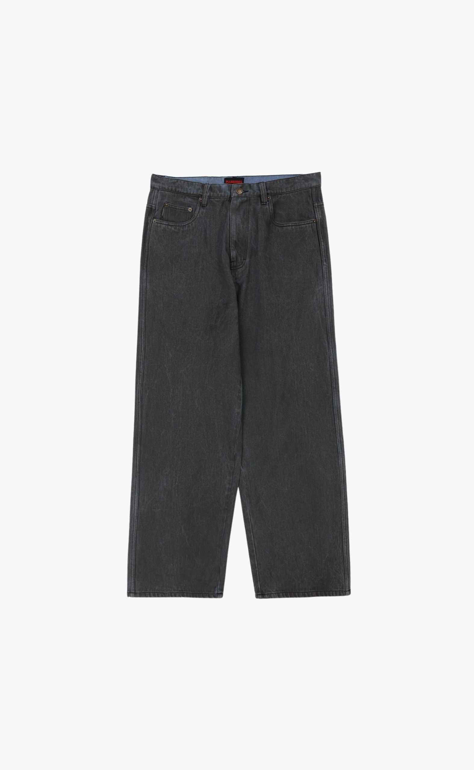 SPRAY FORMULA BAGGY BLACK JEANS
