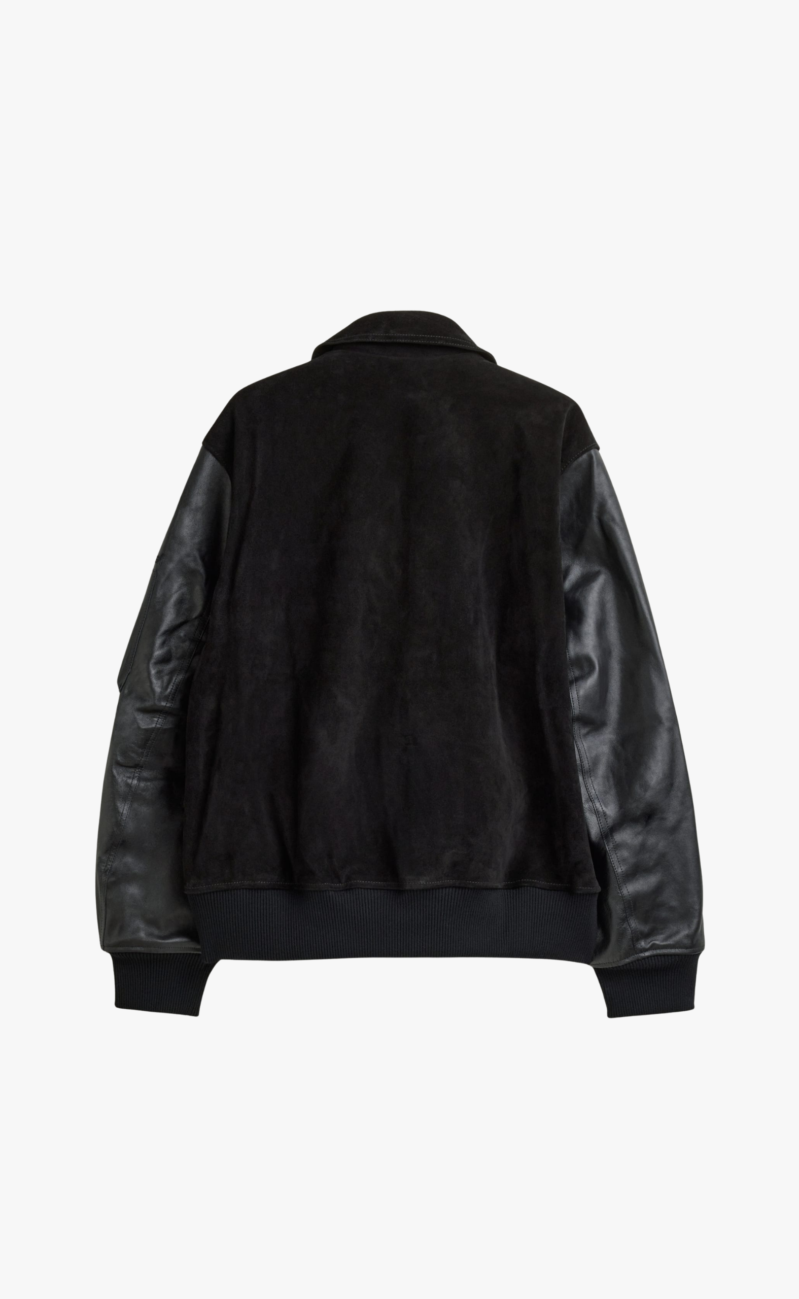 F1 MERCEDES LEATHER RACING BLACK JACKET