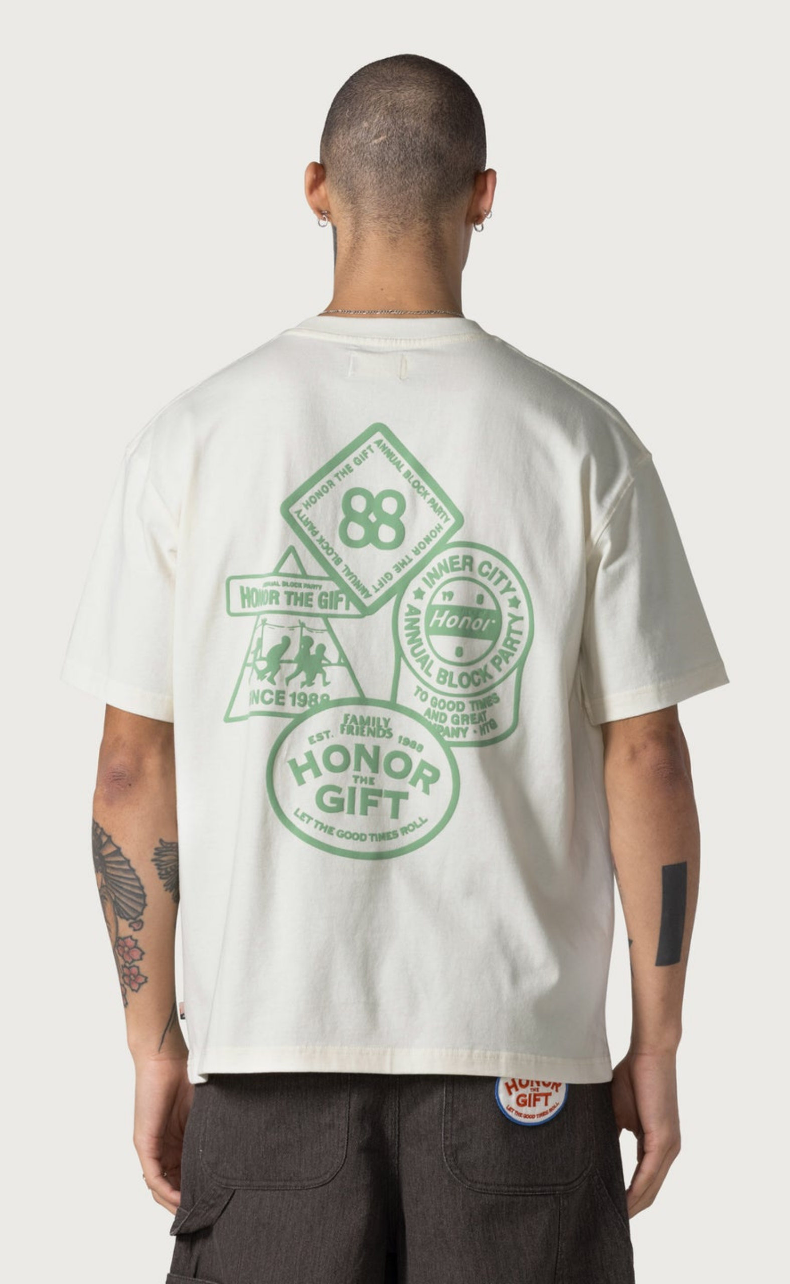 88 BLOCK BONE T-SHIRT