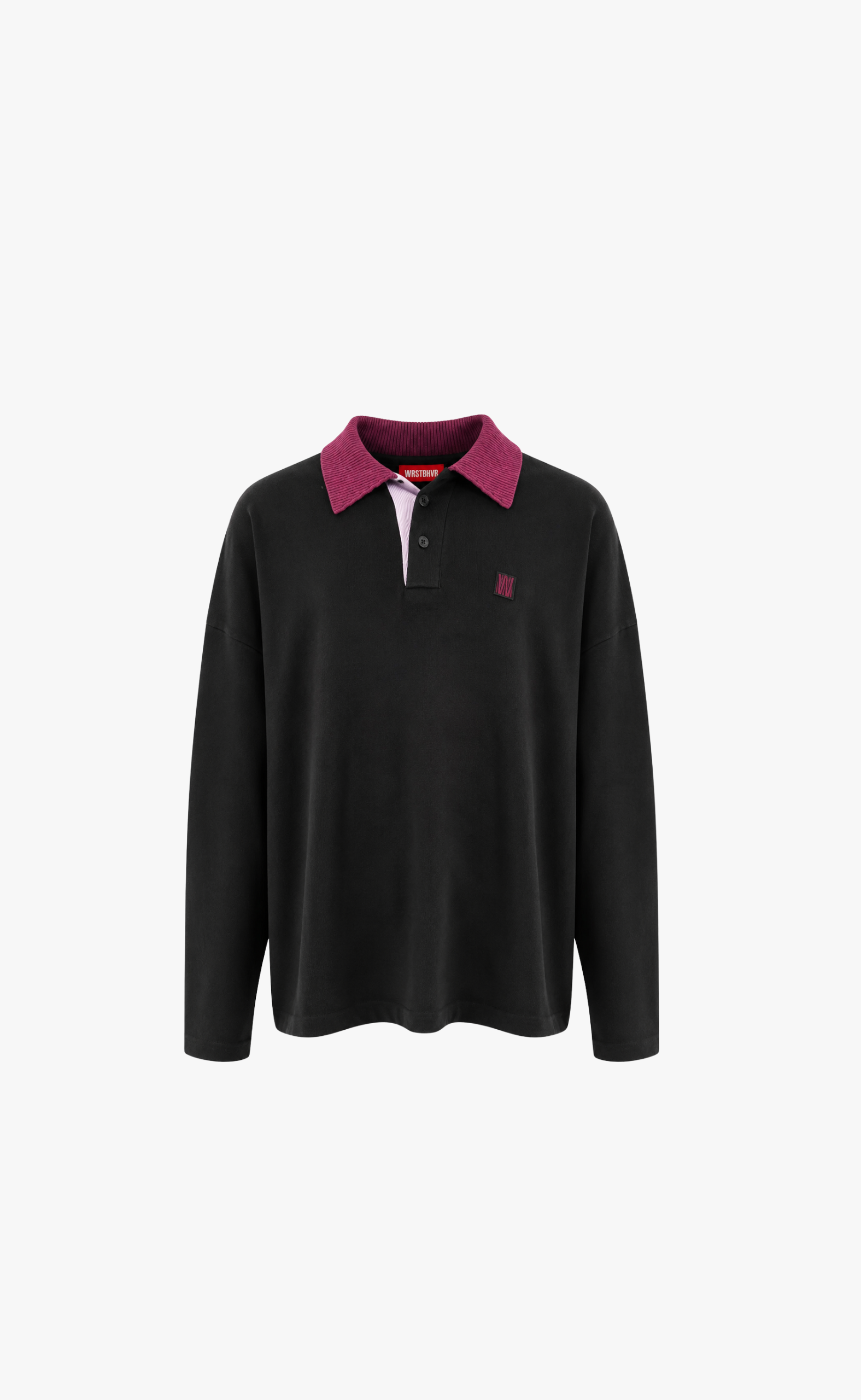 LEV V2 POLO BLACK LONGSLEEVE