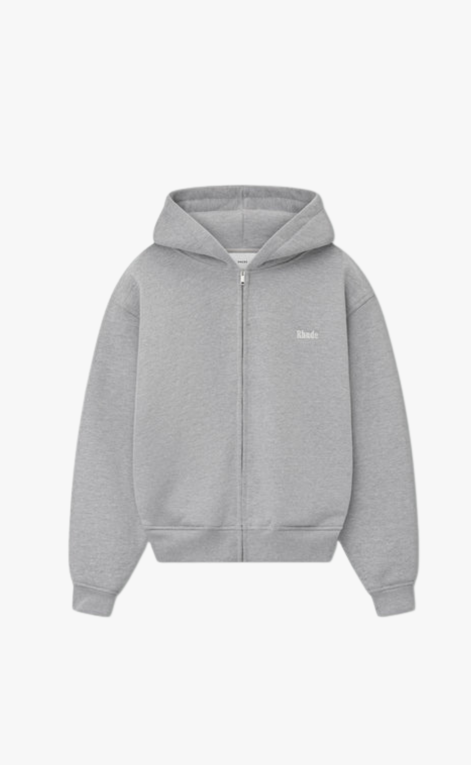 CLASSIQUE FULL-ZIP HEATHER GRAY HOODIE