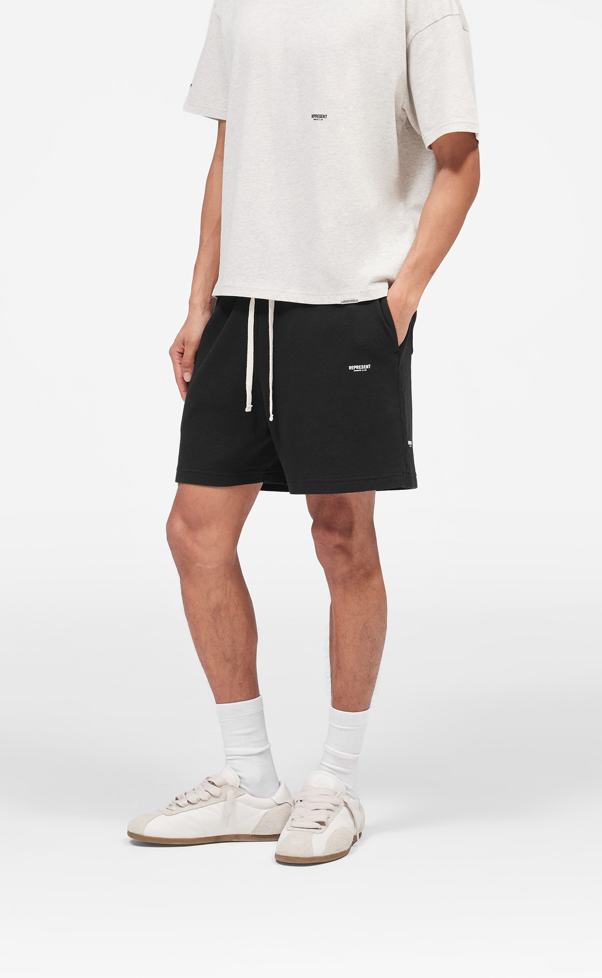 MICRO OWNERS CLUB MESH BLACK SHORTS