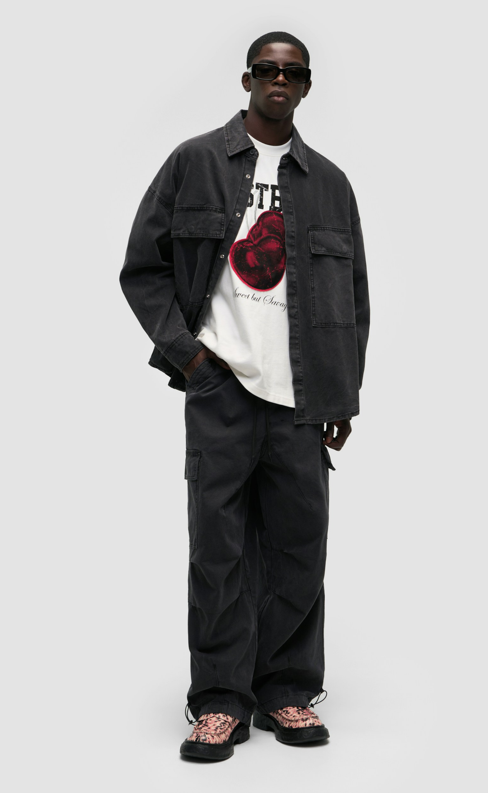 BLAKE BLACK WASHED SHIRT