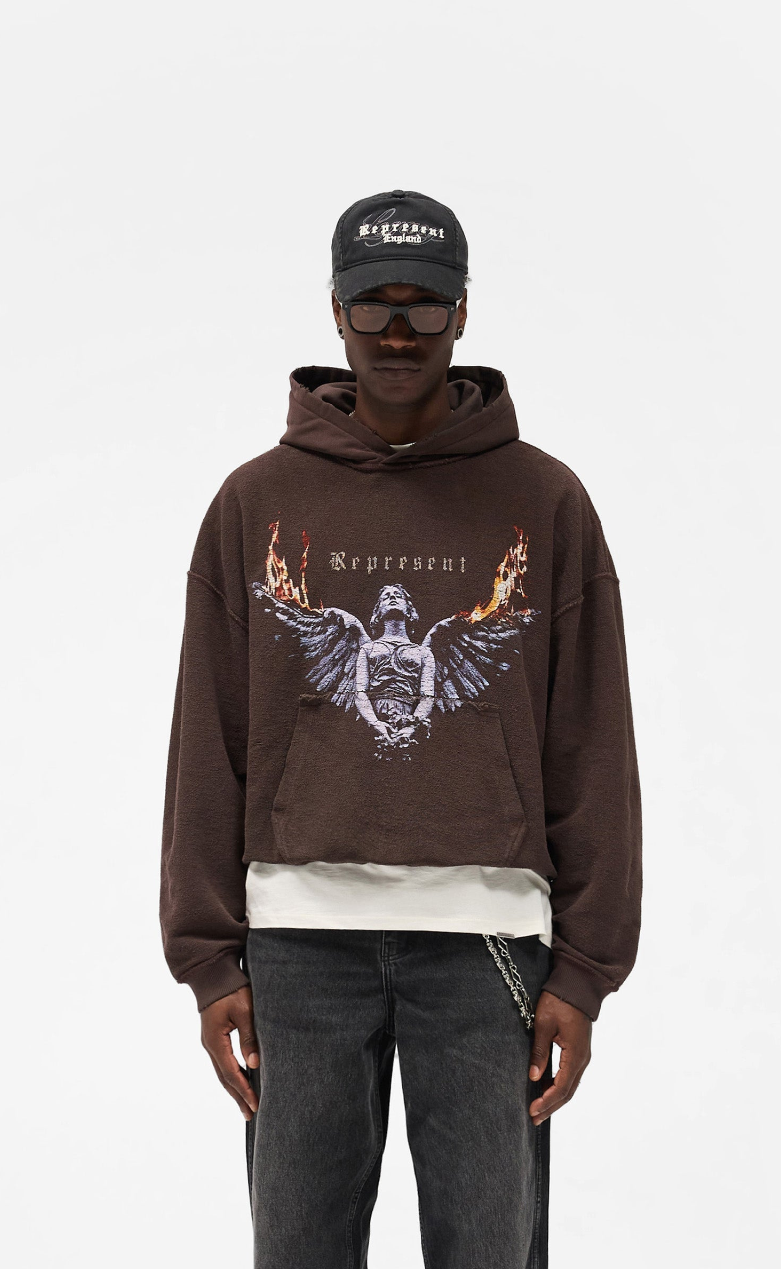 REPRESENT LIVING LEGACY TOUR NERO HOODIE