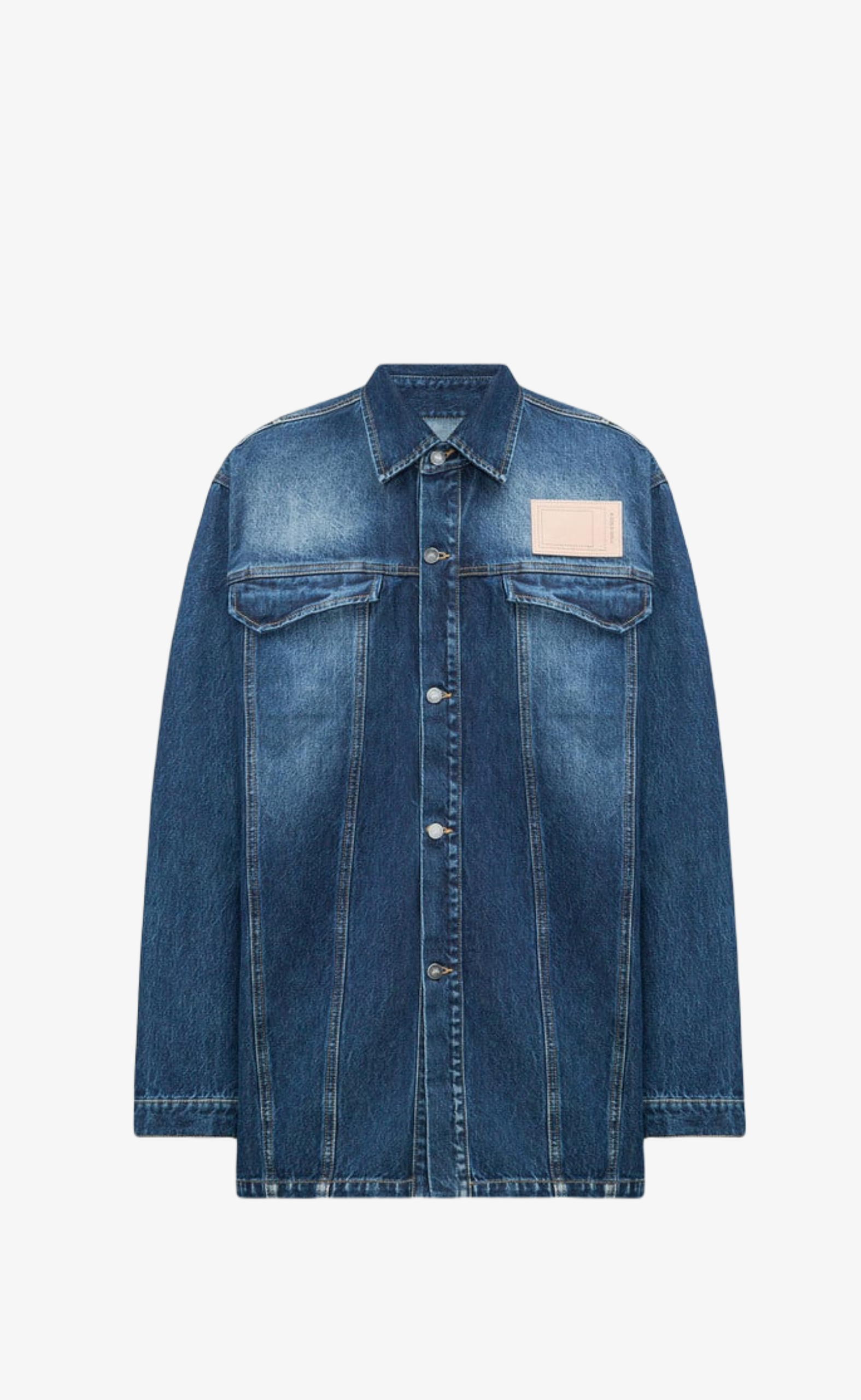 DENIM VINTAGE WASH OVERSHIRT