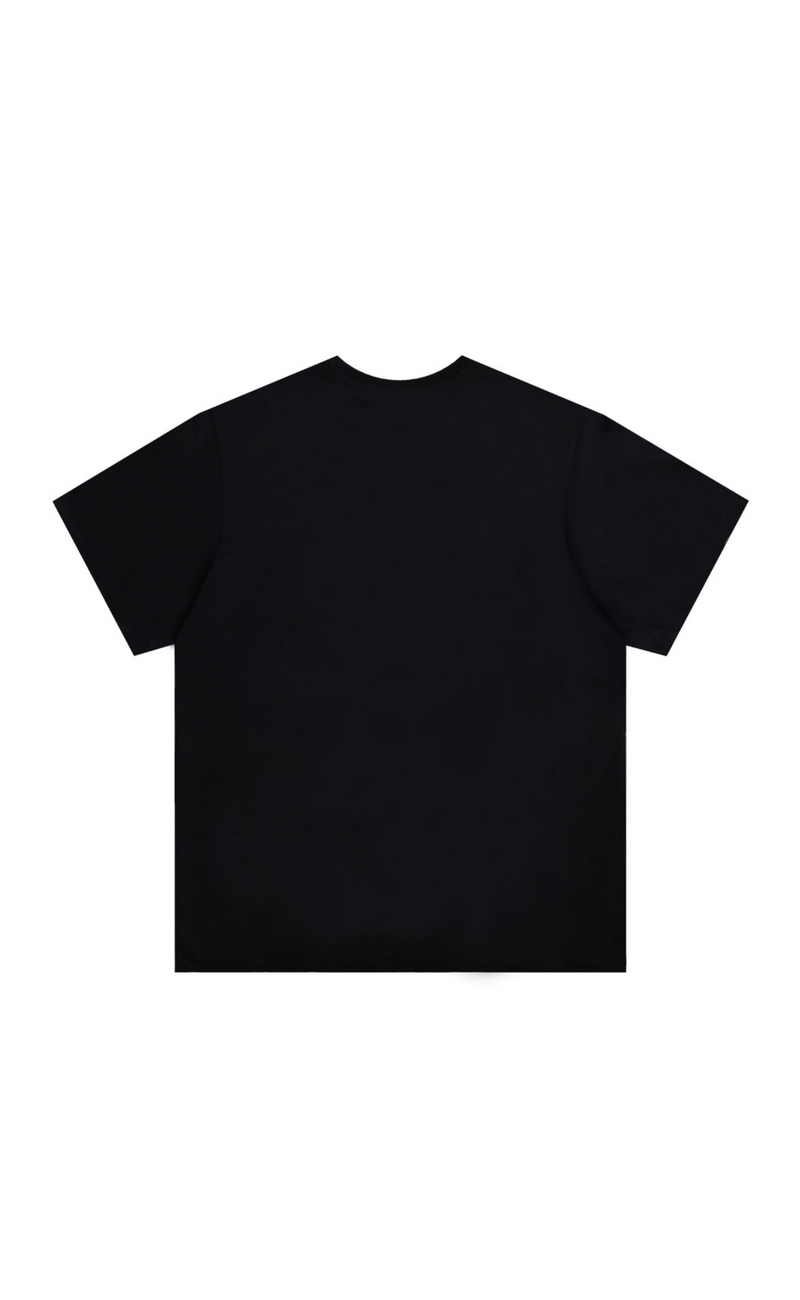 SMILING BLACK T-SHIRT