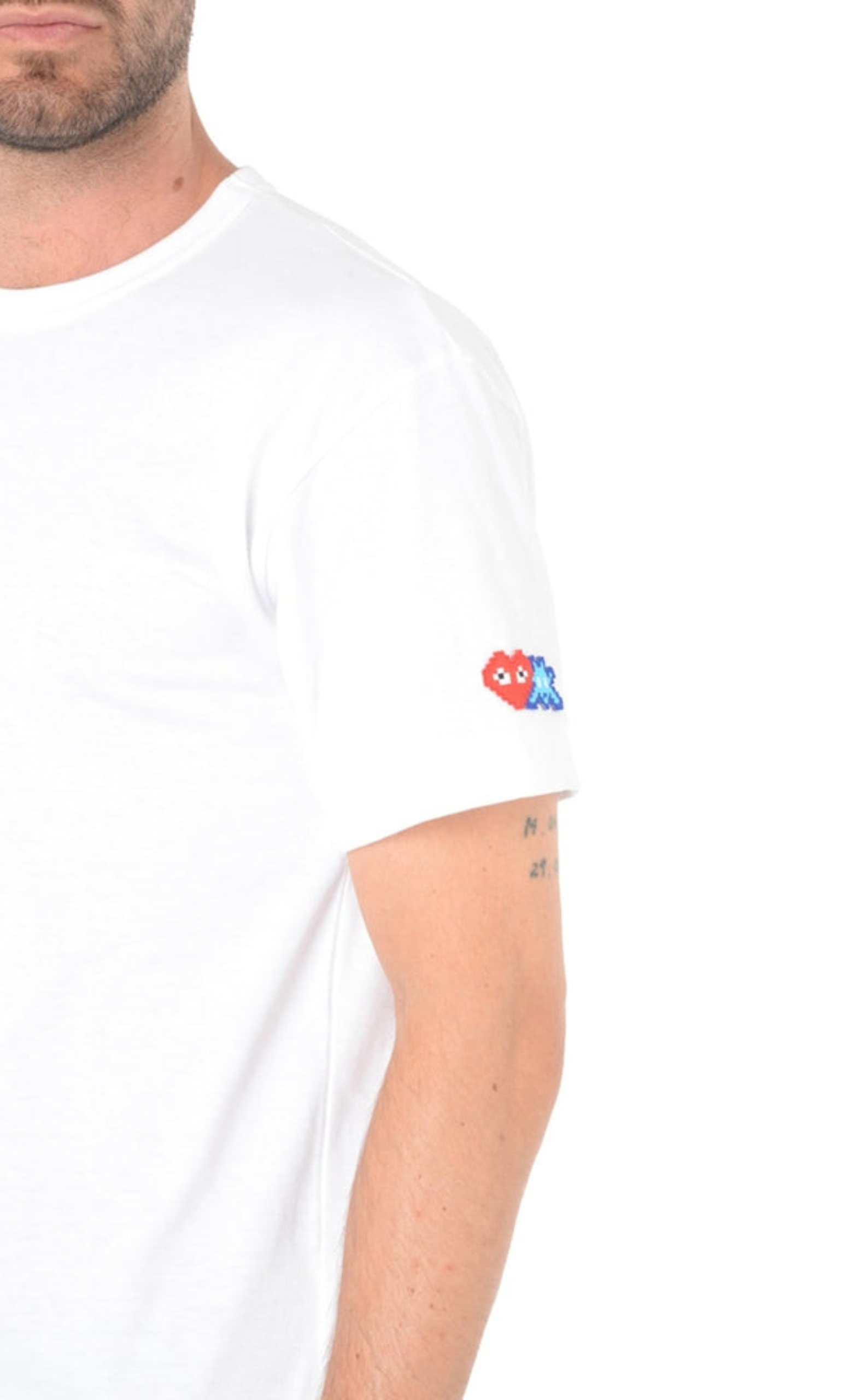 MENS T-SHIRT WHITE COMME DES