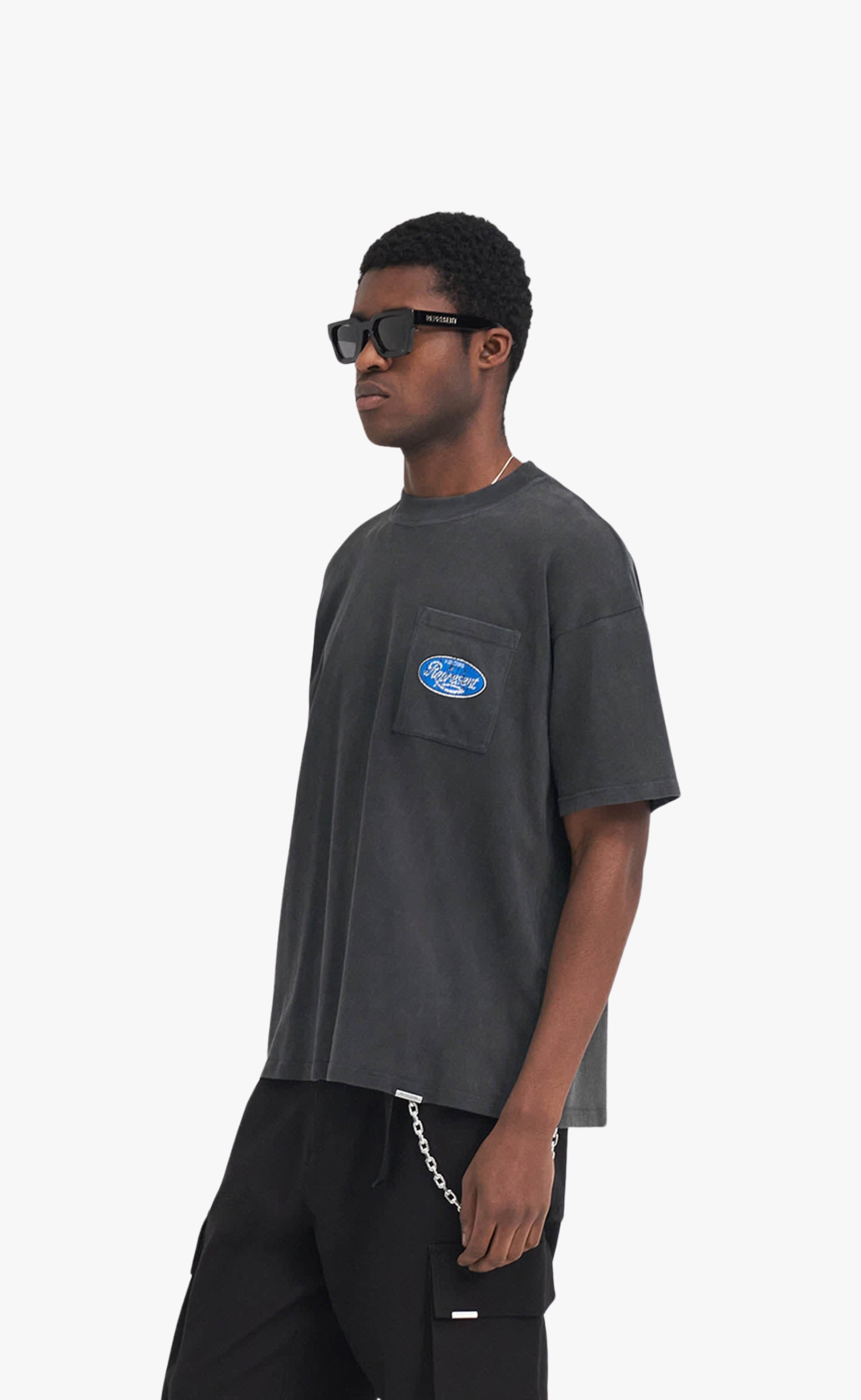 CLASSIC PARTS WASHED BLACK T-SHIRT