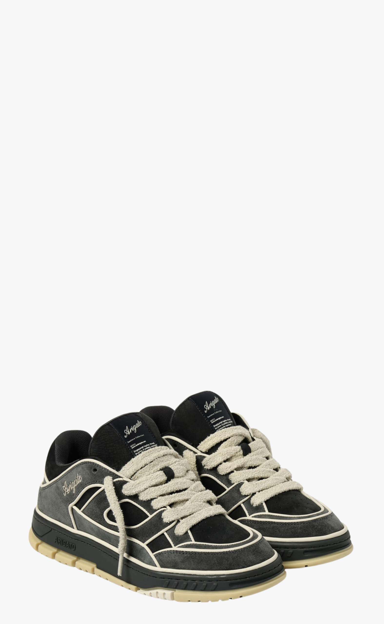AREA LO PIPING BLACK BEIGE SNEAKER