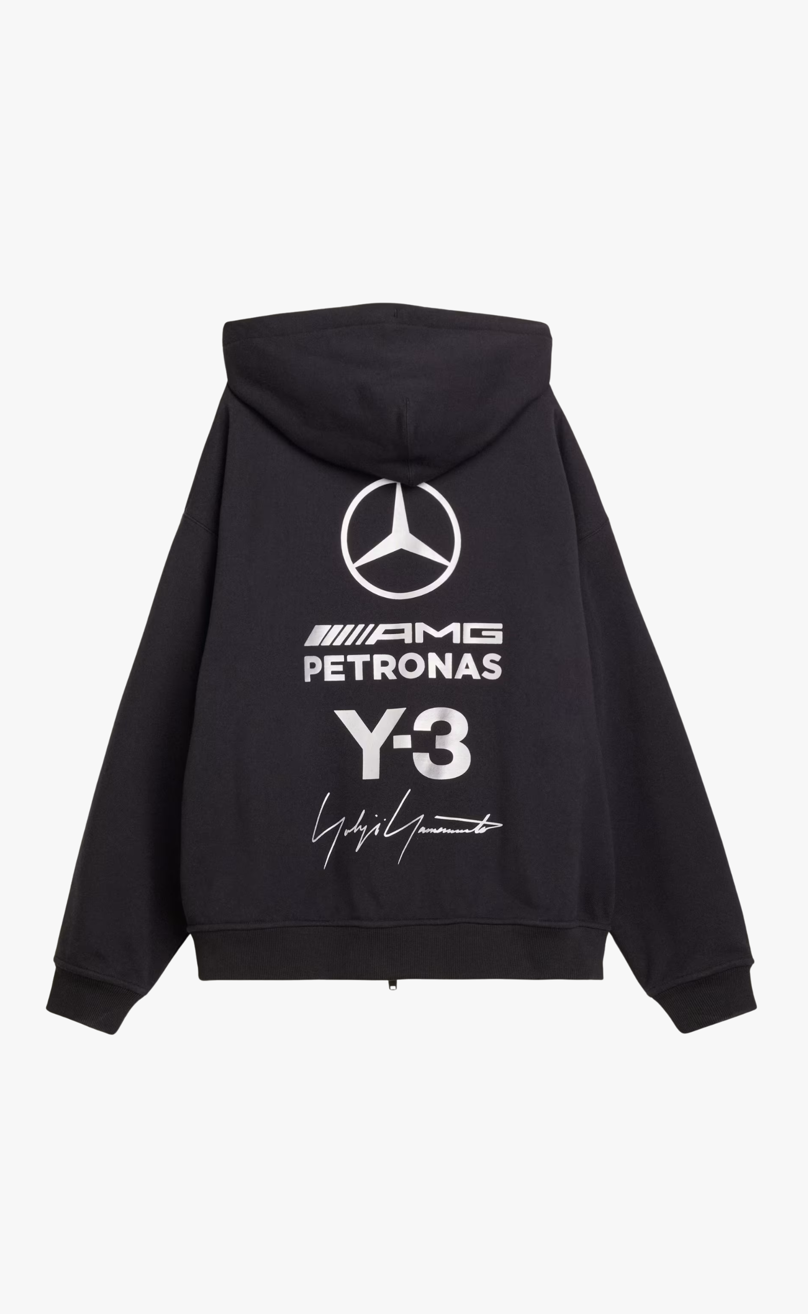 F1 MERCEDES BLACK ZIP HOODIE