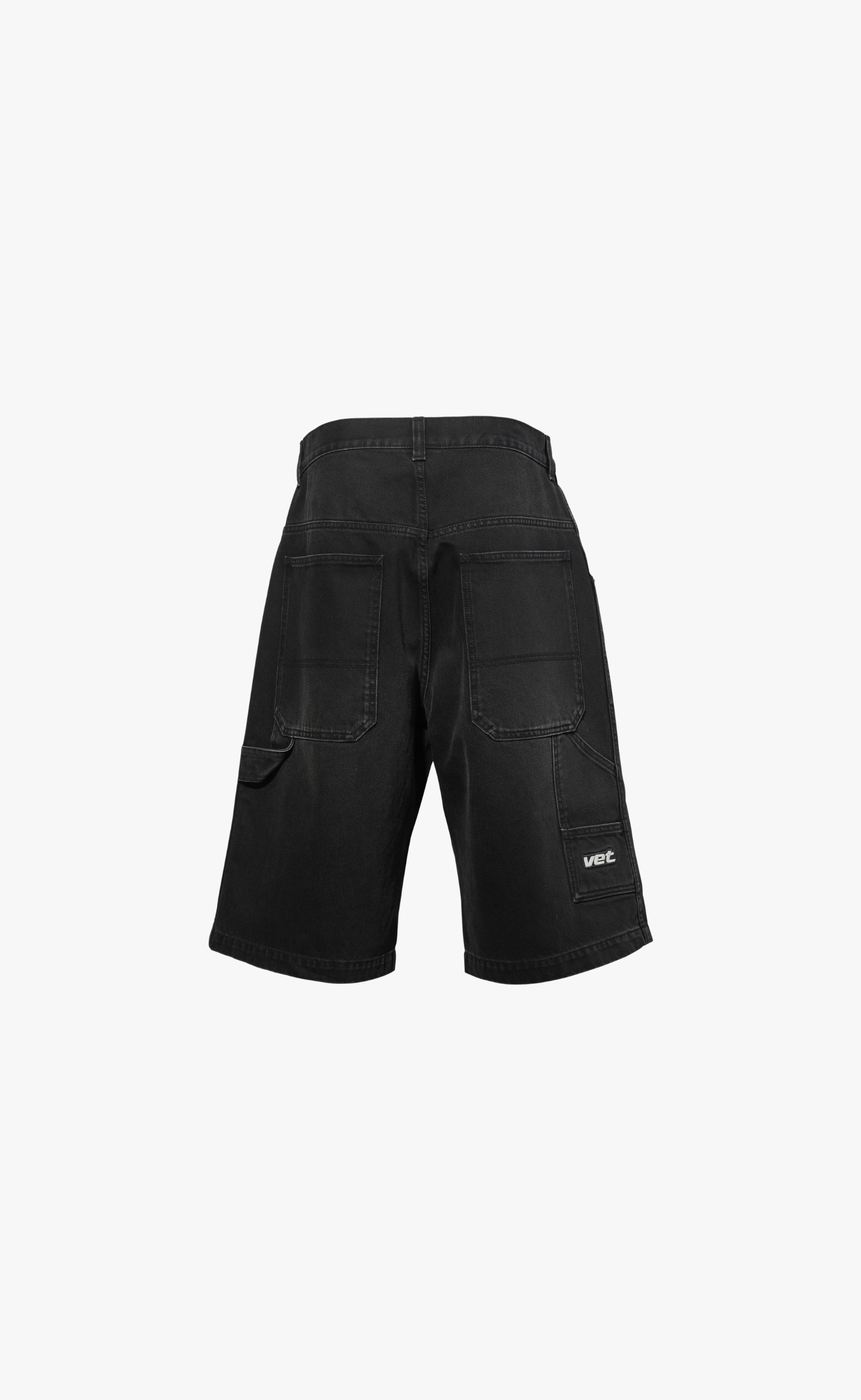 HIP-HOP VINTAGE BLACK SHORTS