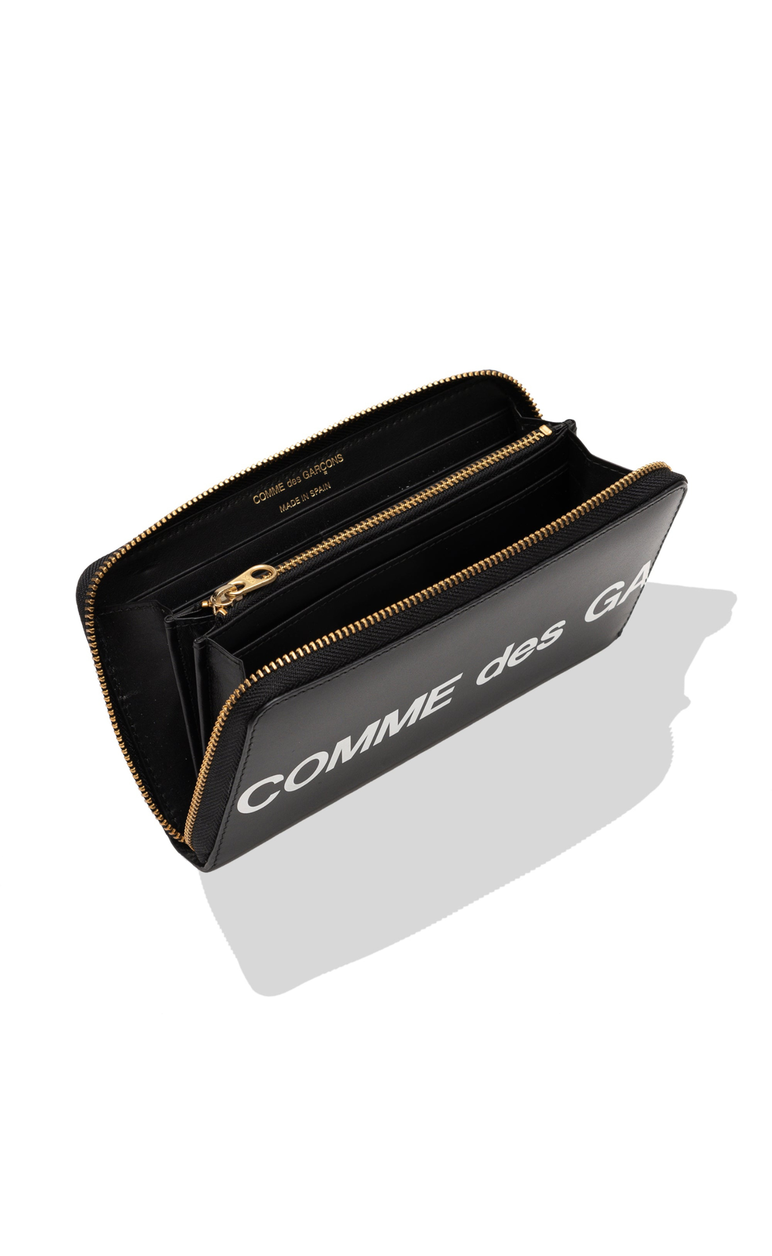 BLACK CDG HUGE LOGO WALLET