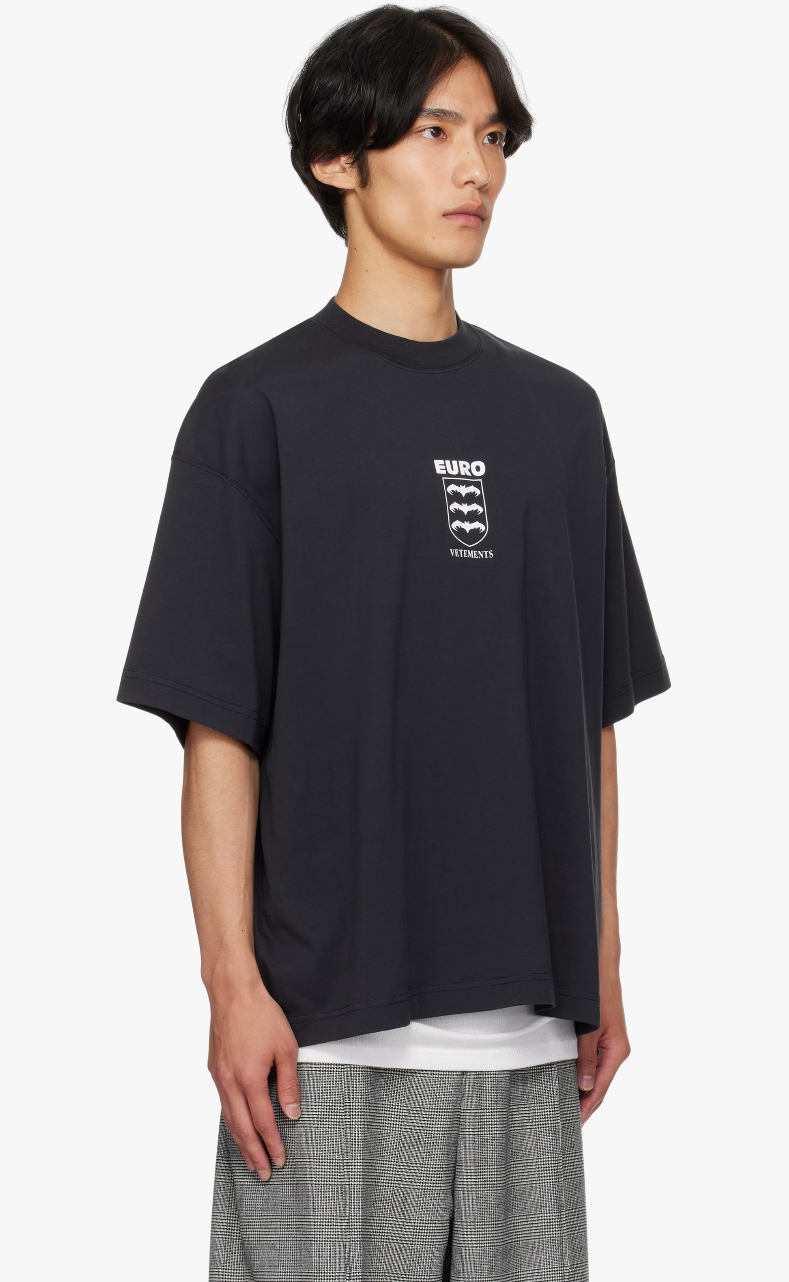 BATS LOGO REGULAR WASHED BLACKT-SHIRT