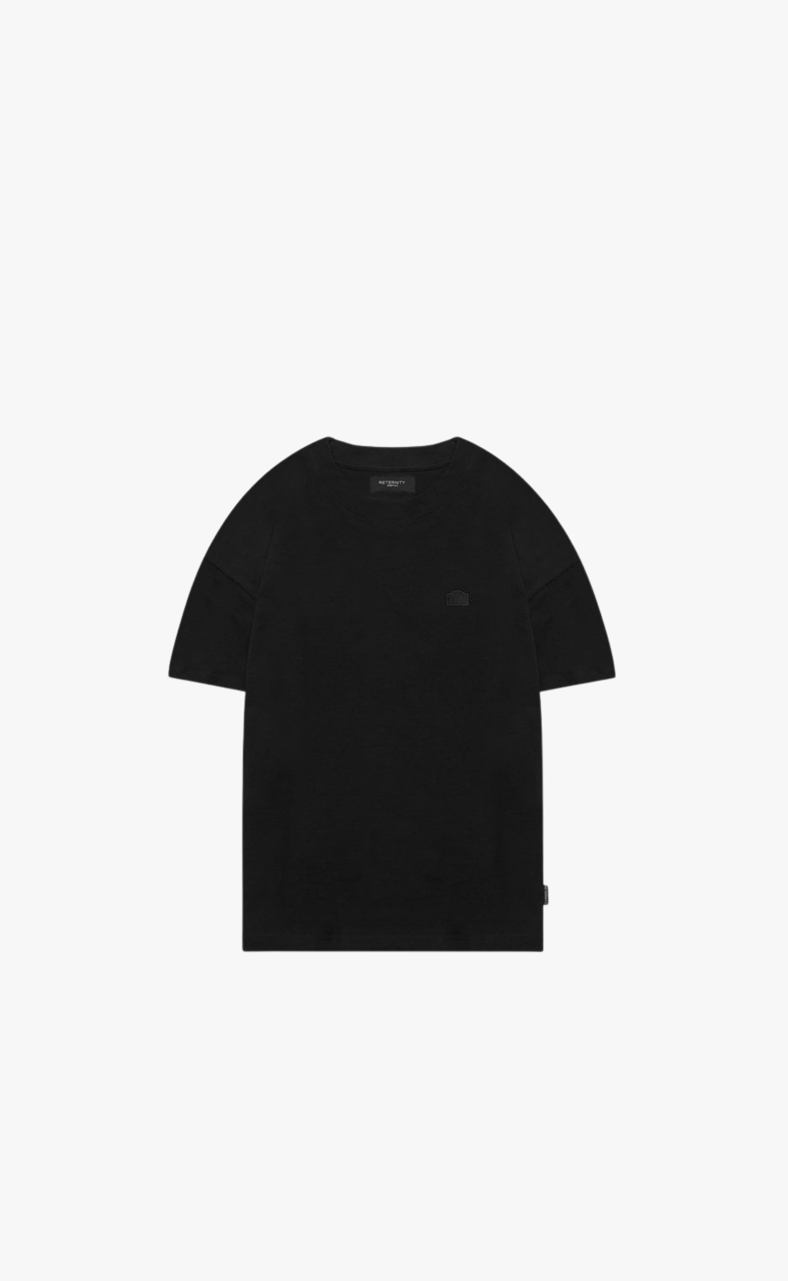 SIGNE FITTED BLACK T-SHIRT