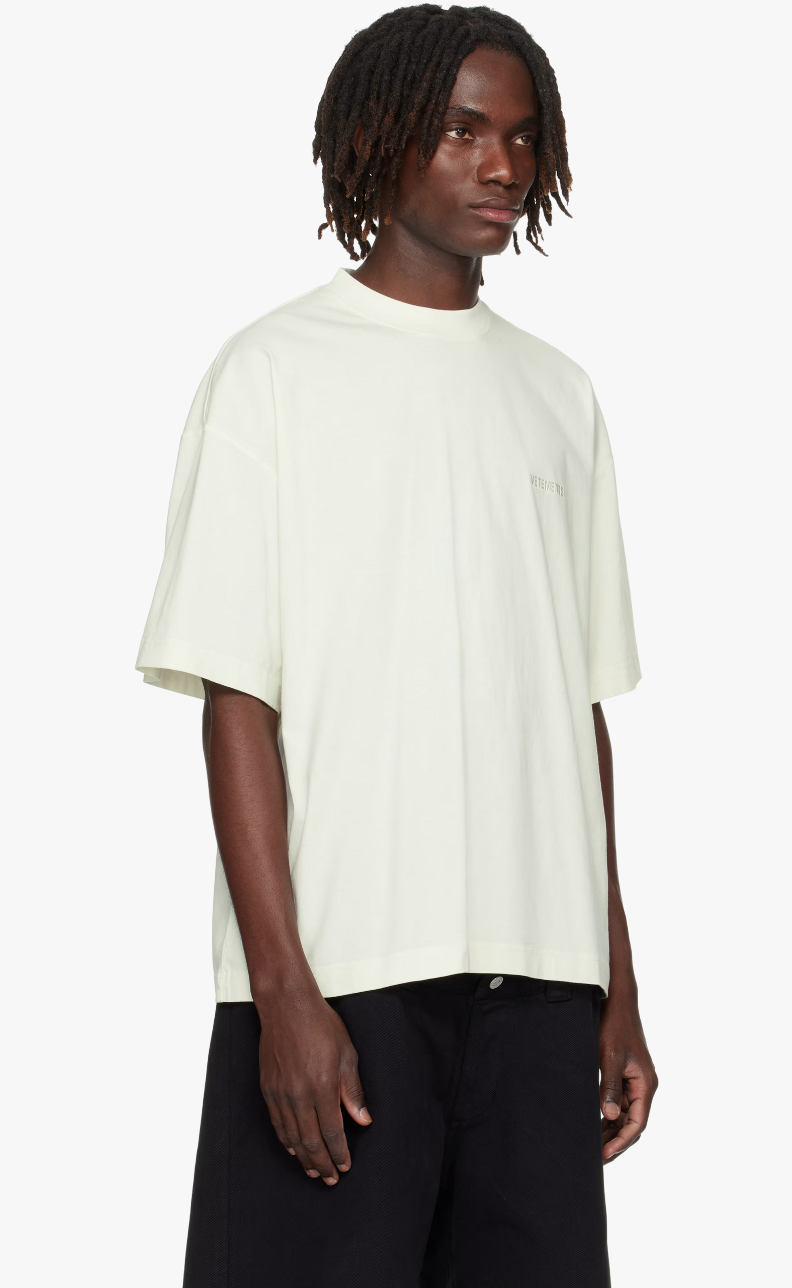 LOGO REGULAR ICE WHITE T-SHIRT