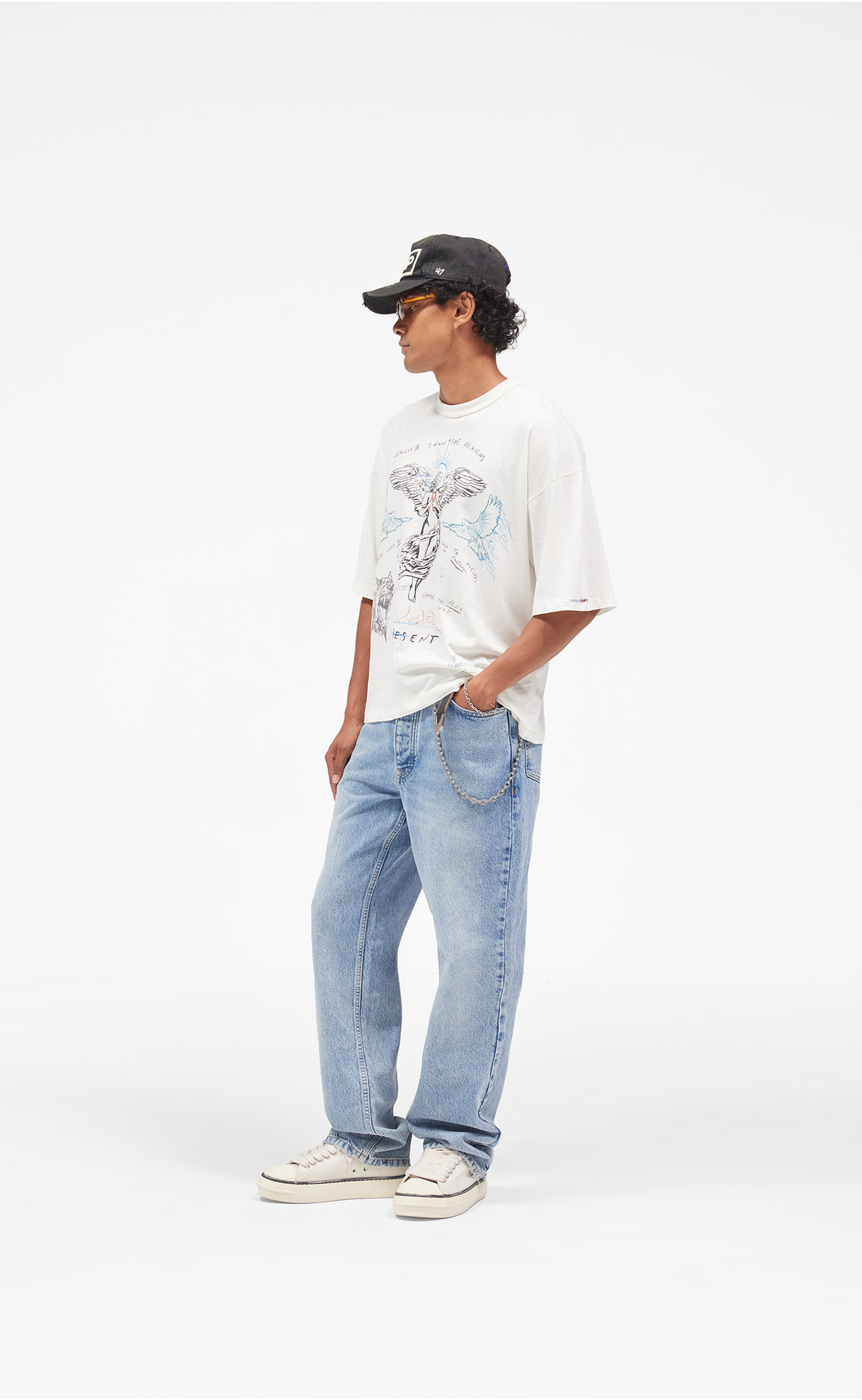 HEAVIER THAN THE HEAVENS ANTIQUE WHITE T-SHIRT
