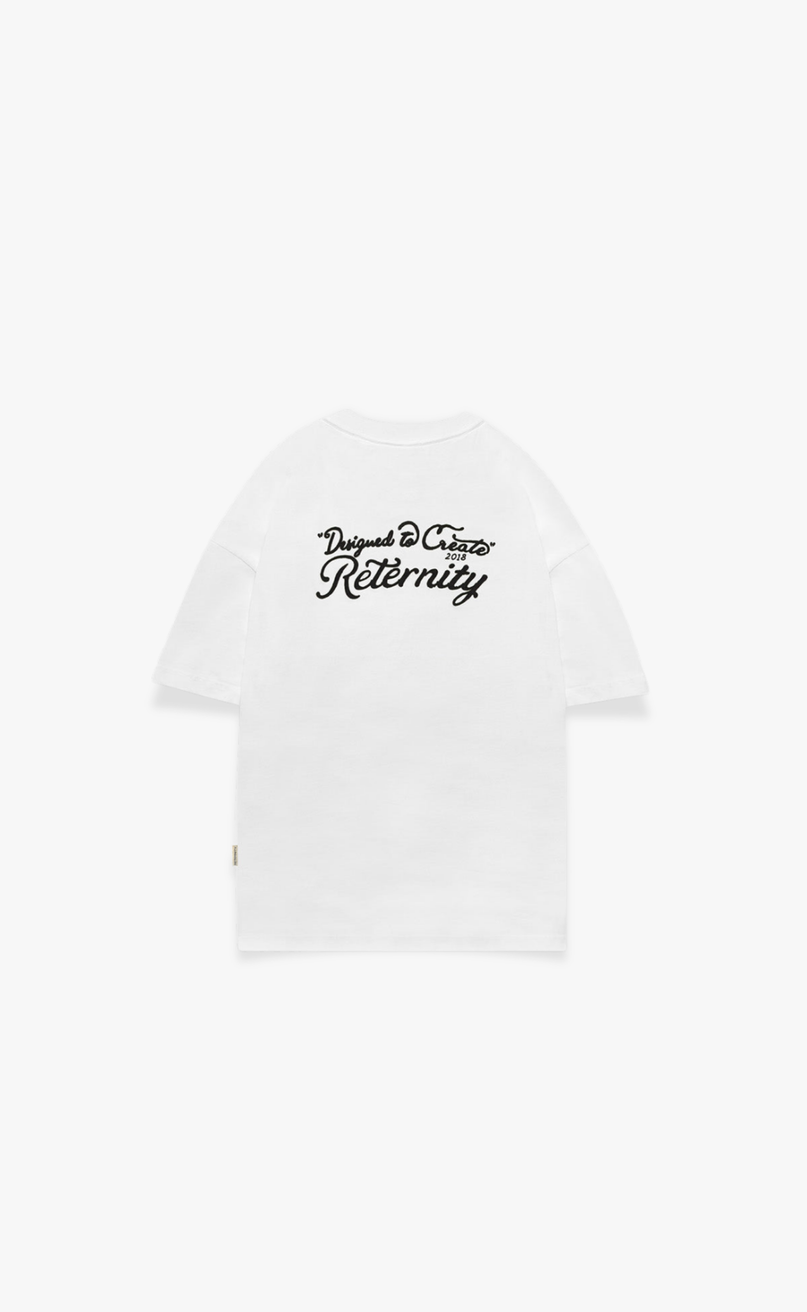 DESIGNED TO CREATE WHITE T-SHIRT