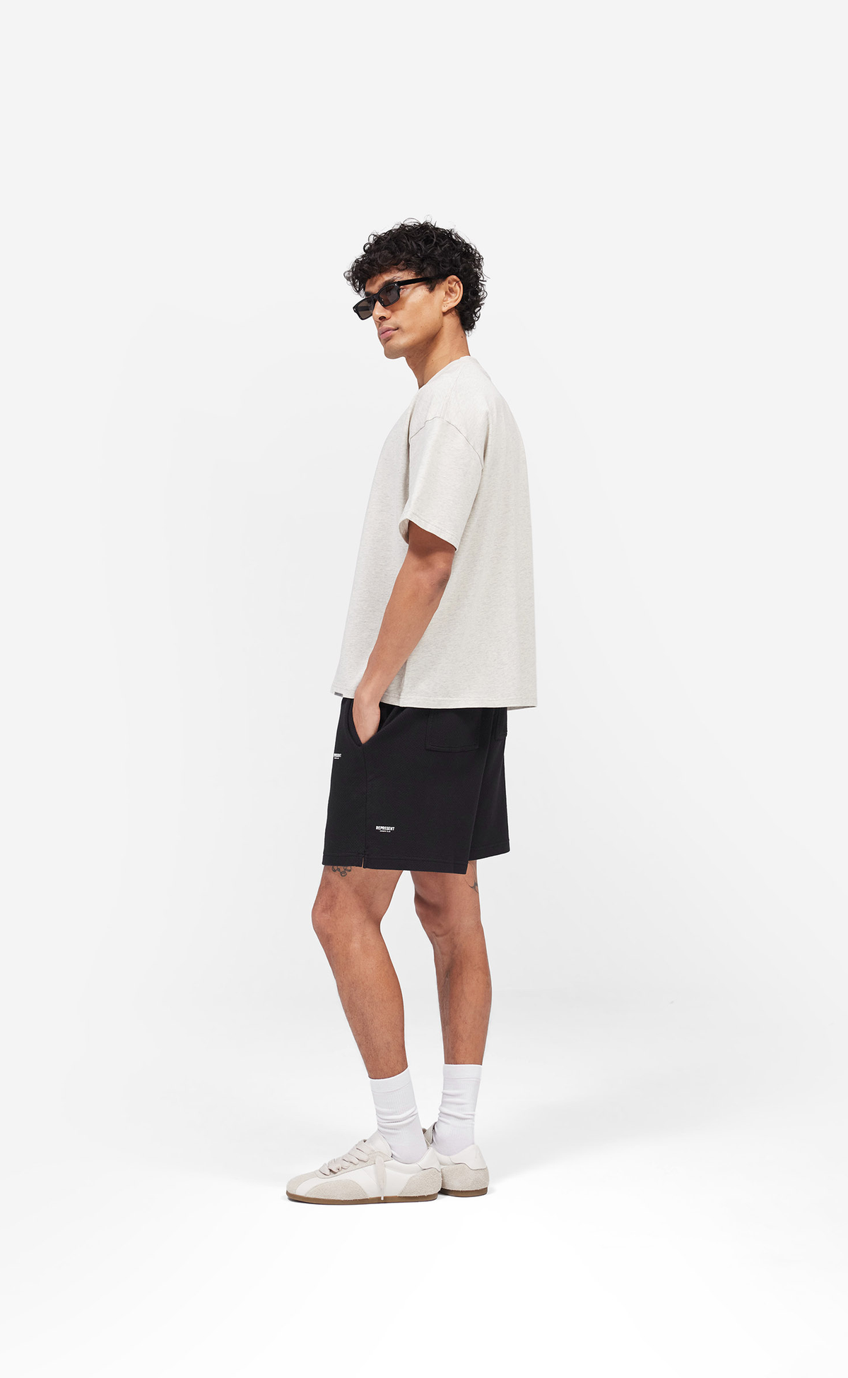 MICRO OWNERS CLUB MESH BLACK SHORTS
