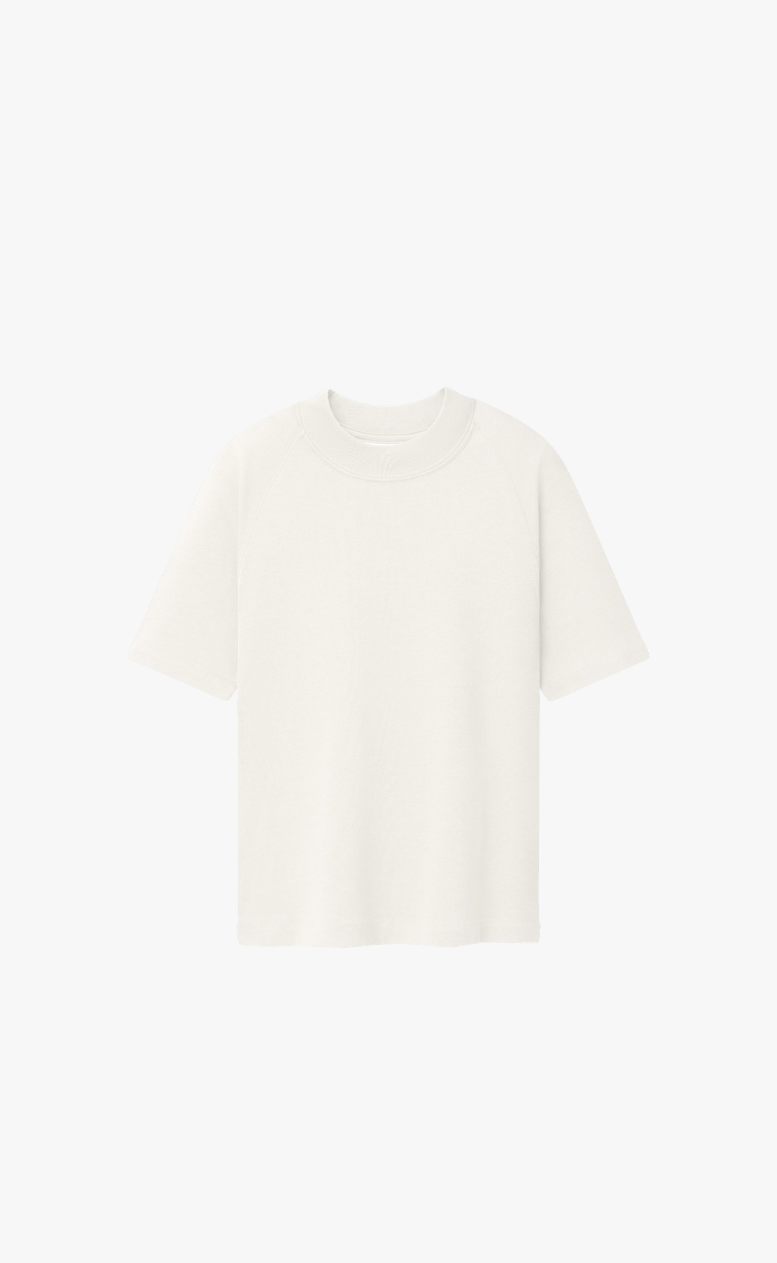 WOMEN’S SHRUNKEN BASEBALL IVORY T-SHIRT