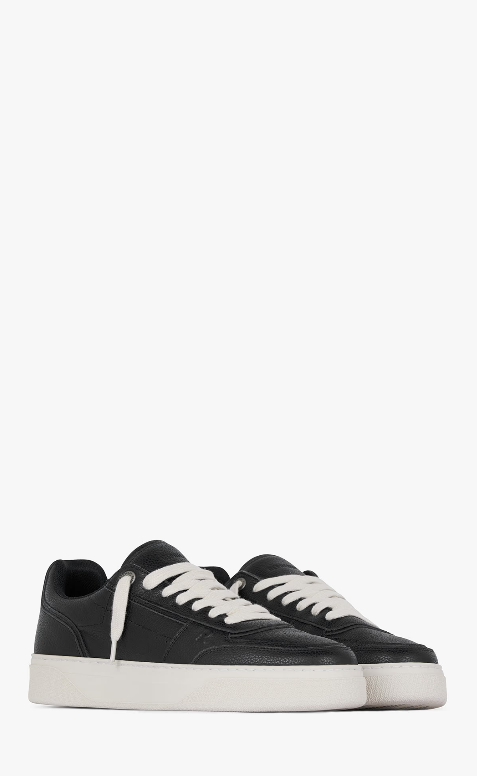 INITIAL LEATHER BLACK SNEAKER