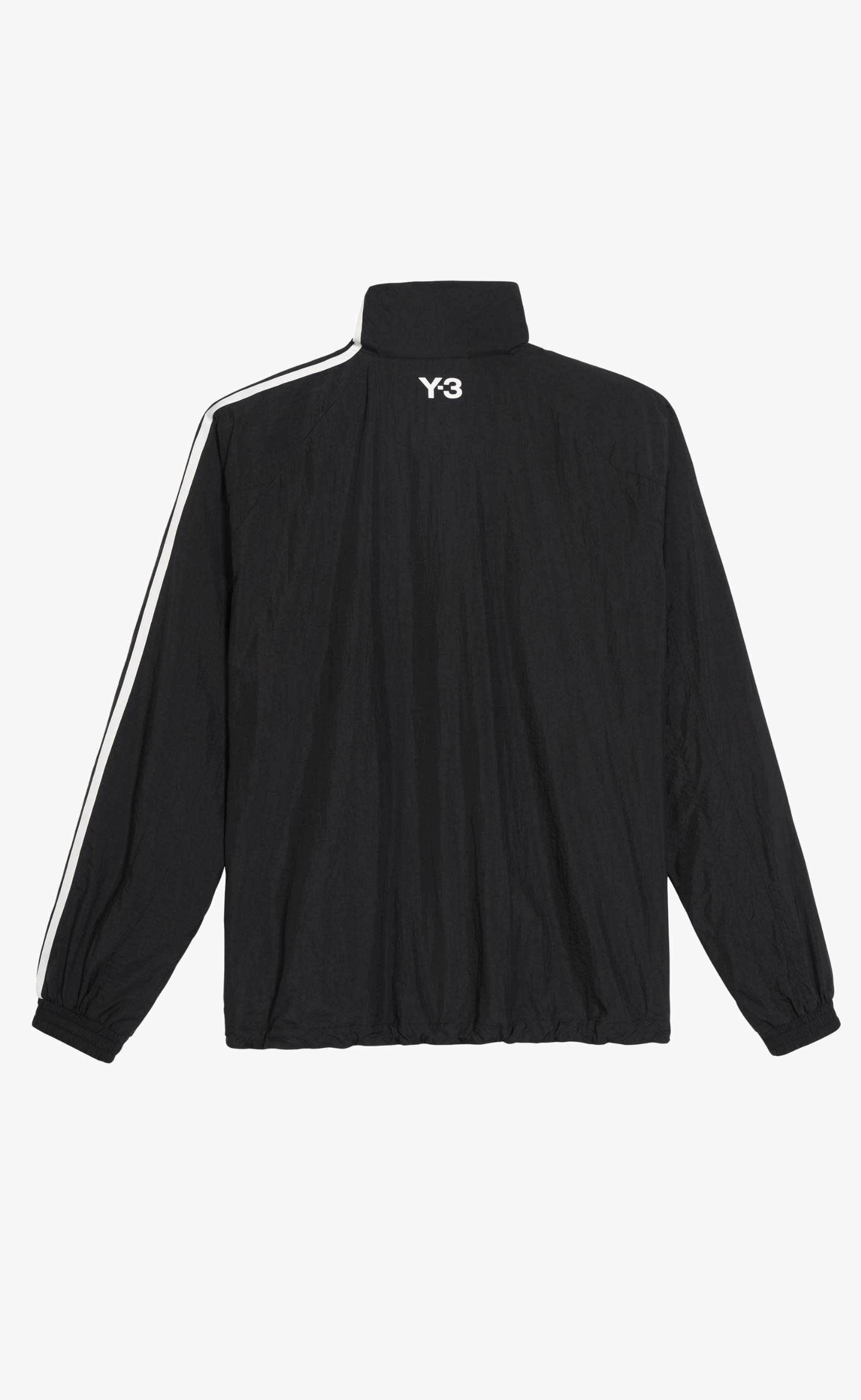 3-STRIPES NYLON SHELL BLACK JACKET