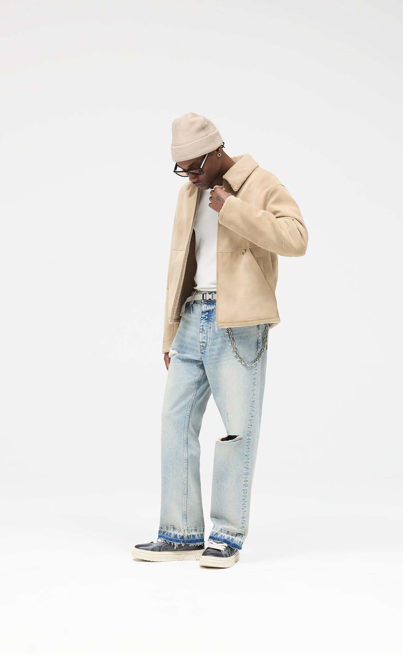 SHEARLING CAFE JACKET