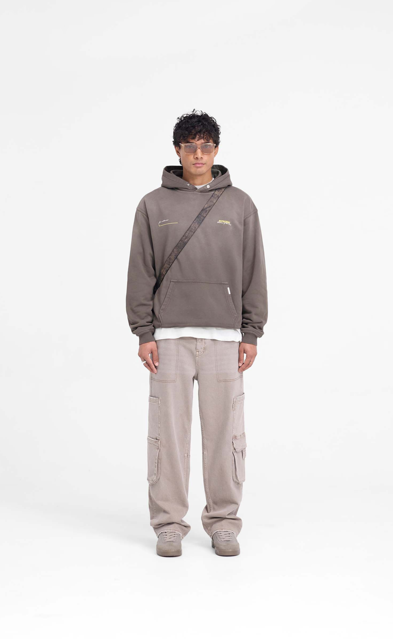 PATRON OF THE CLUB WASHED OLIVE HOODIE