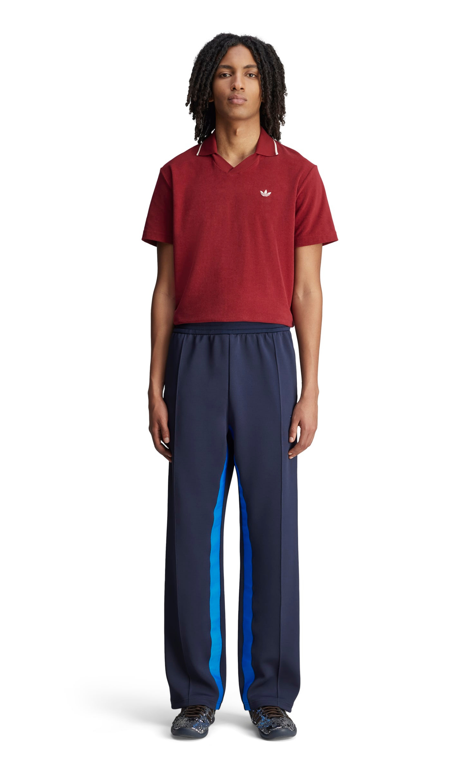 WB PIQUE TRACK NIGHT NAVY PANTS