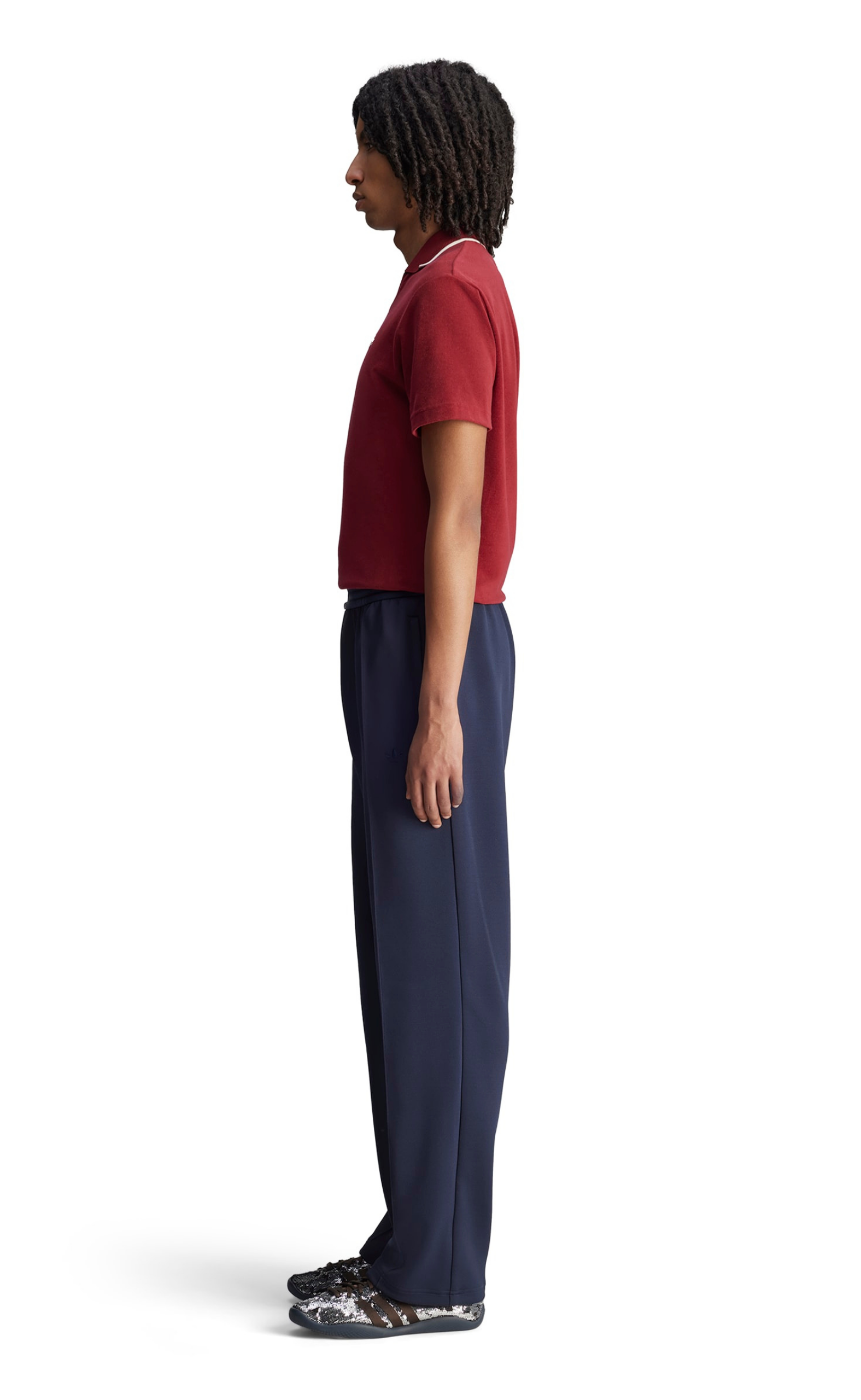 WB PIQUE TRACK NIGHT NAVY PANTS