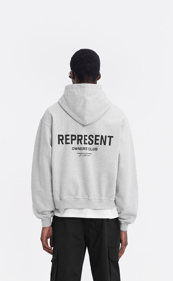 ASH GREY OWNERS CLUB ZIP HOODIE