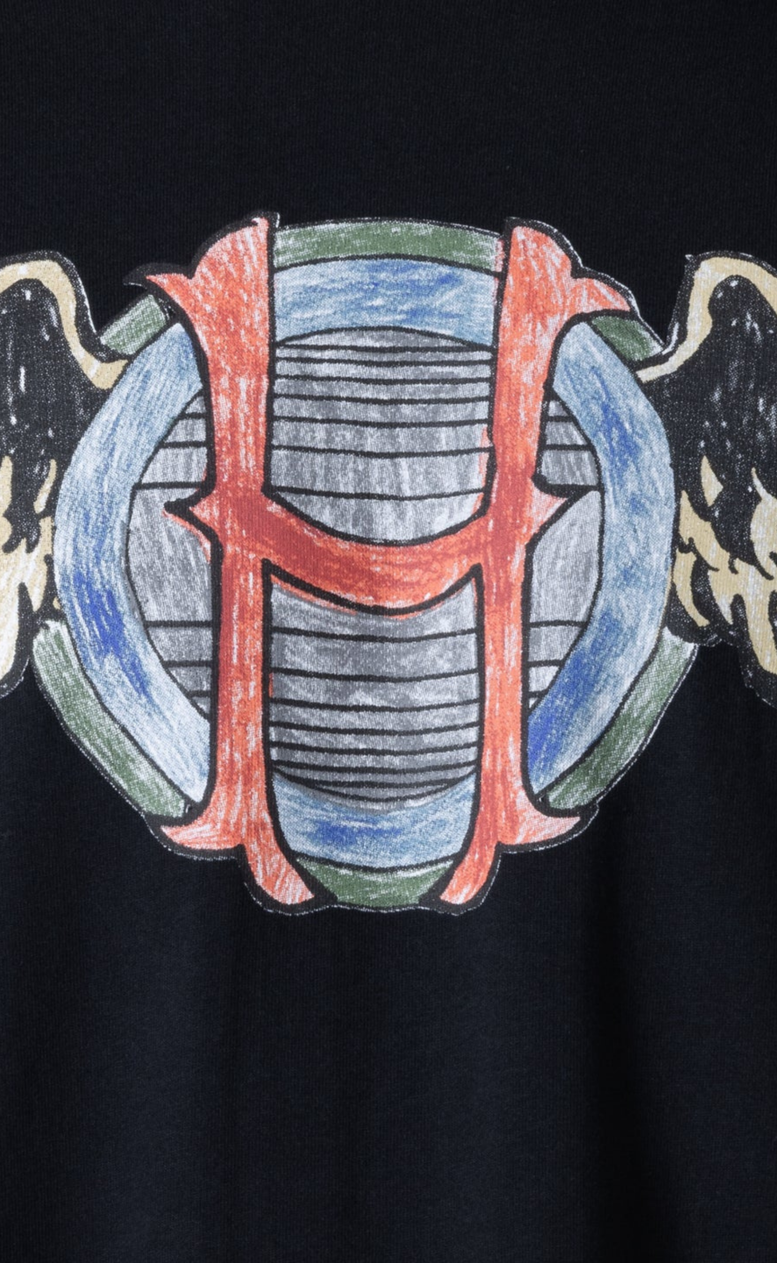 HONOR WINGS BLACK LONGSLEEVE