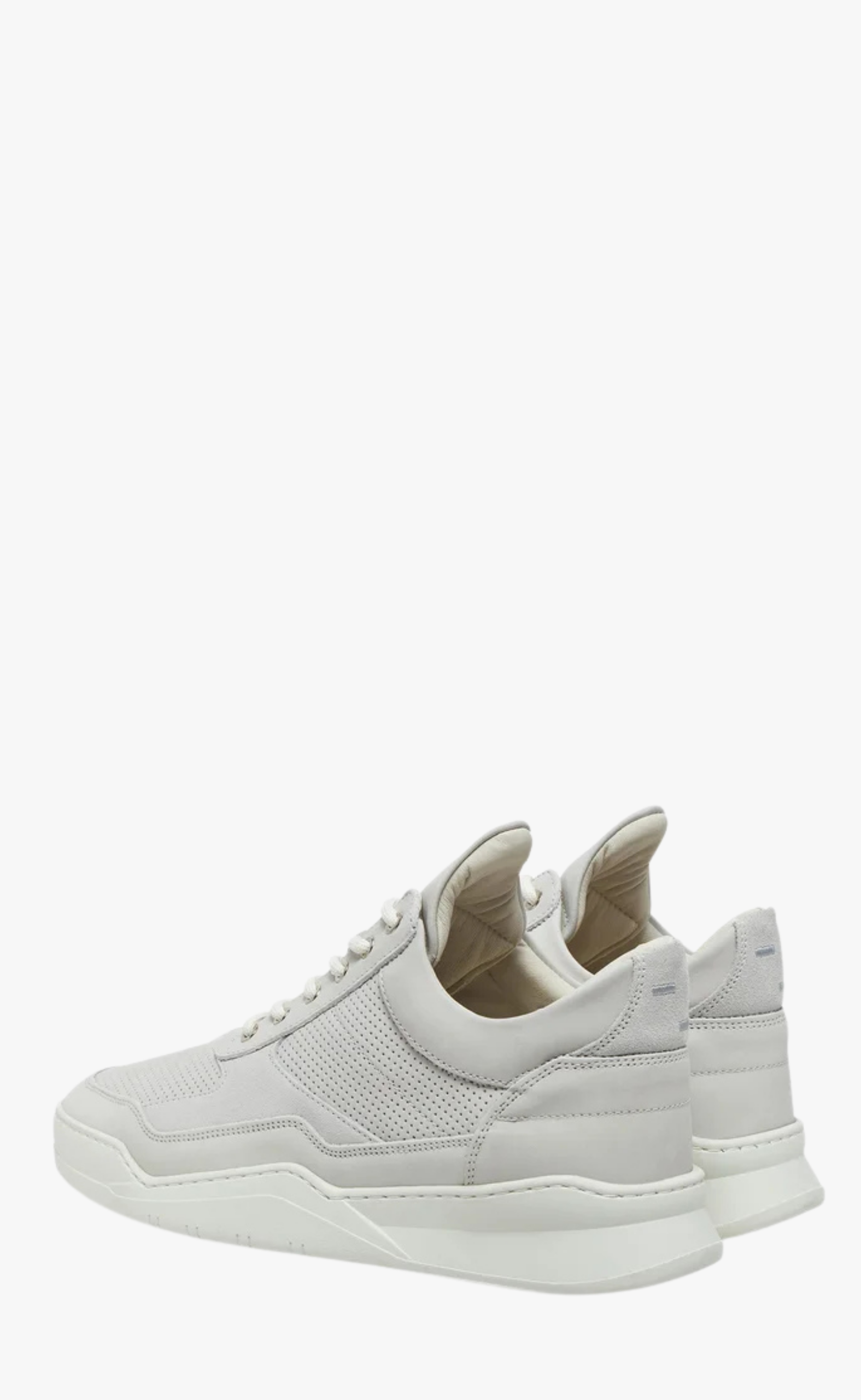 LOW TOP GHOST PANEL ALL WHITE
