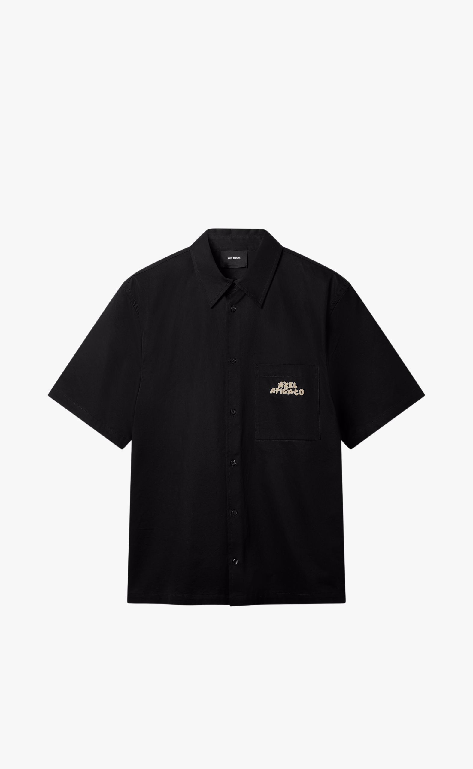 DREW SHORT SLEEVE BLACK SHIRT