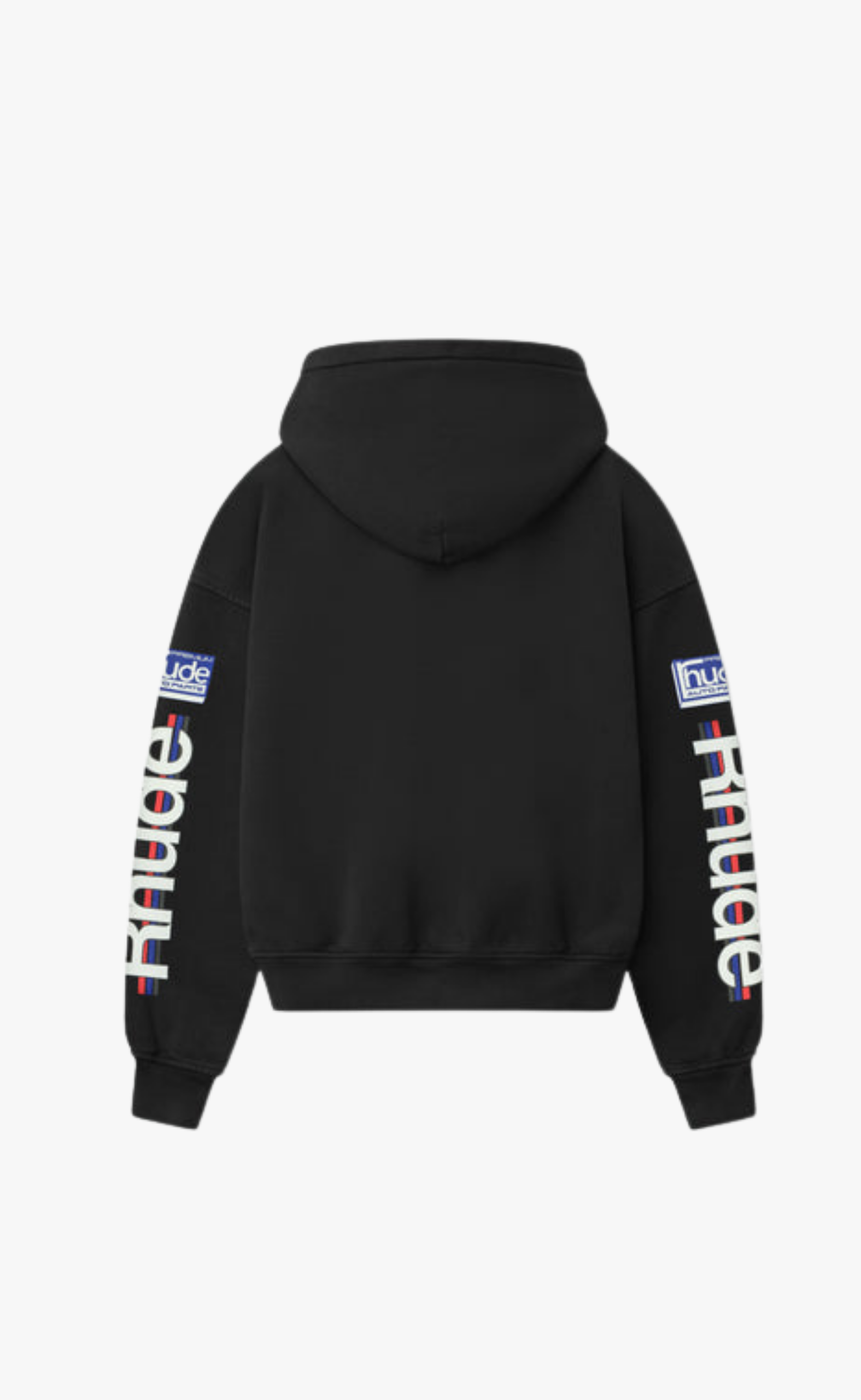PETROL PATCH BLACK HOODIE