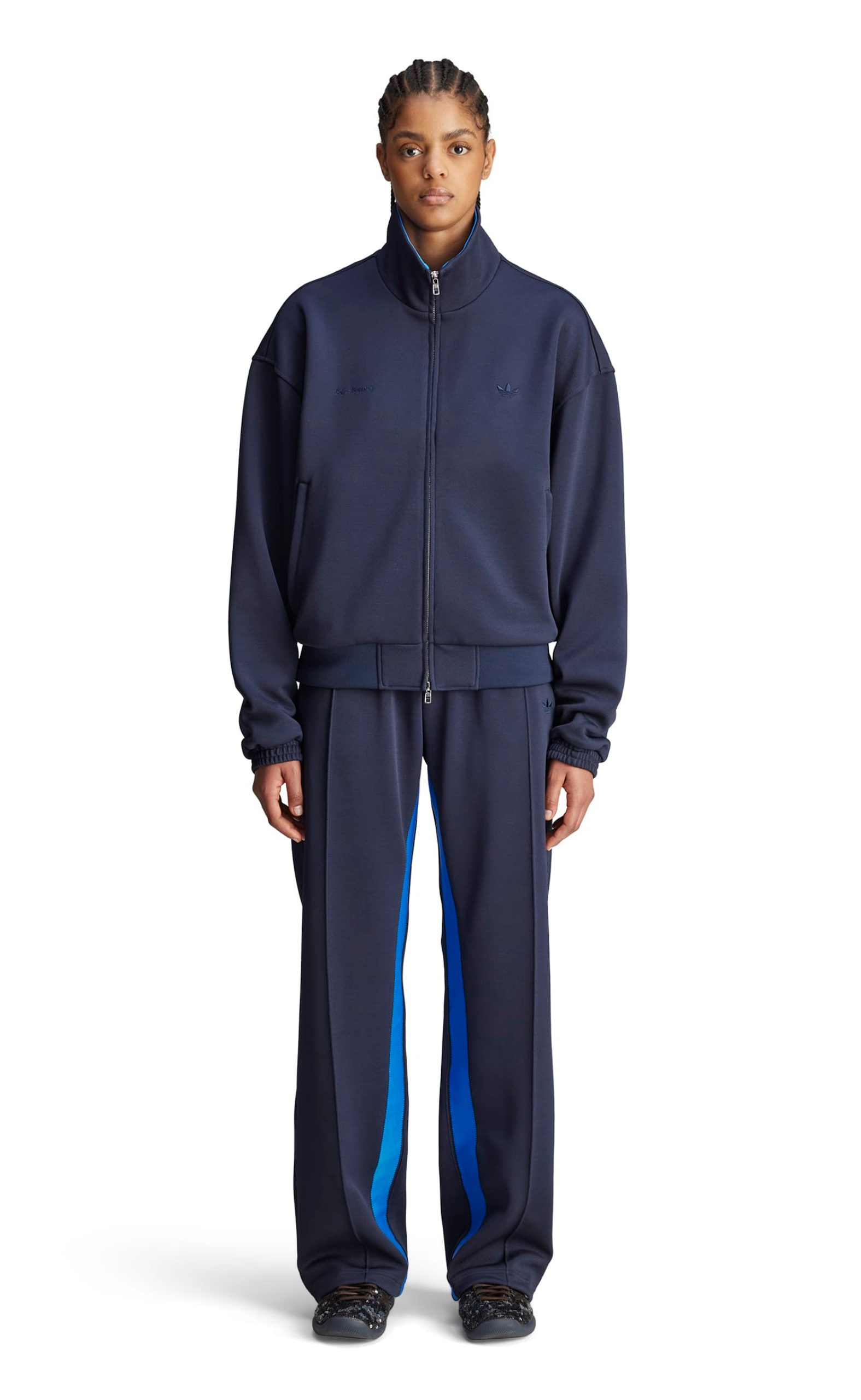WB PIQUE TRACK NIGHT NAVY PANTS