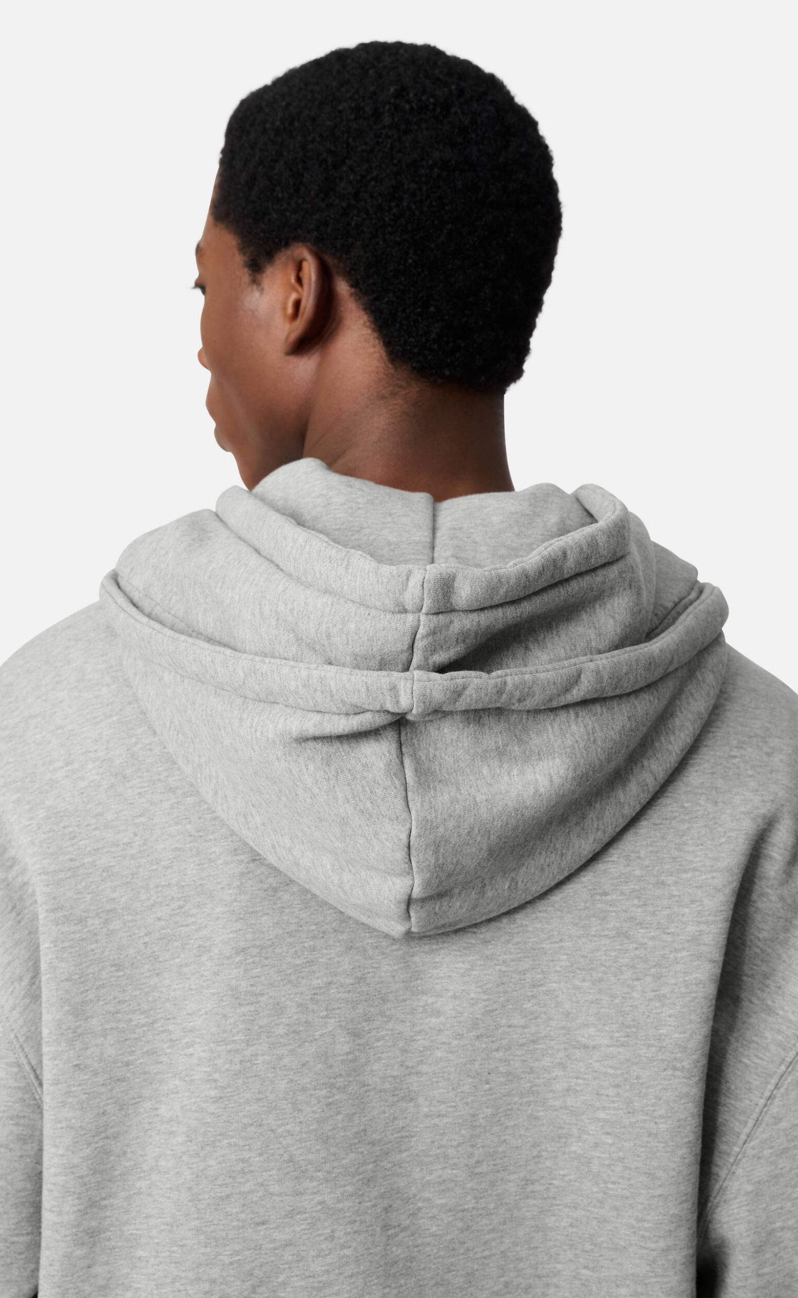 TREY GREY MELANGE HOODIE