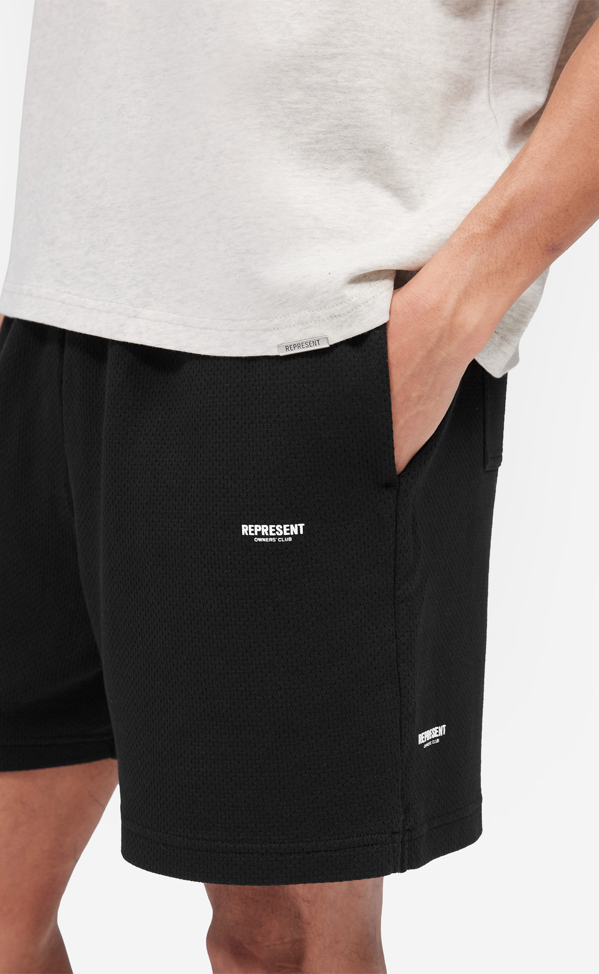 MICRO OWNERS CLUB MESH BLACK SHORTS
