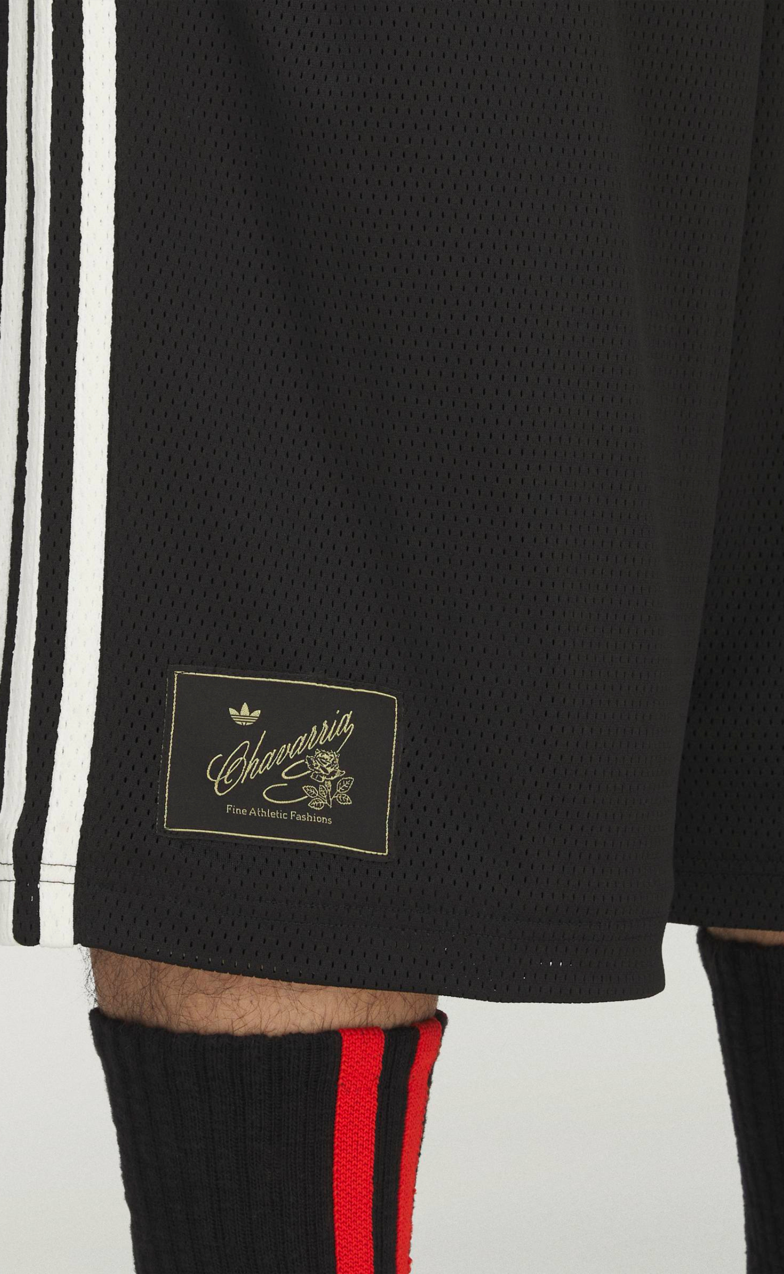 WC MESH BLACK LONG SHORTS